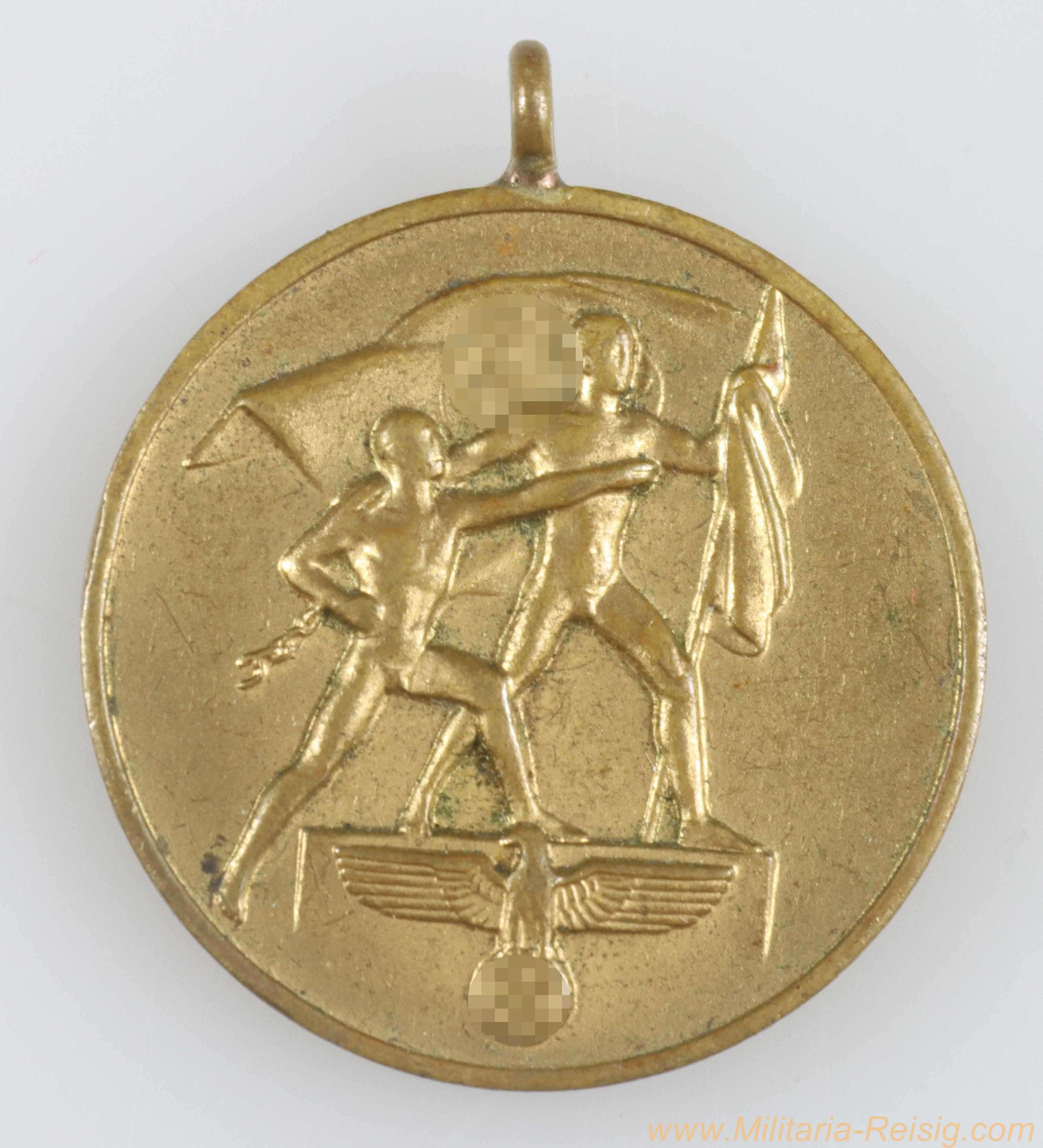 Anschluss Medaille 1. Oktober 1938 Sudetenland