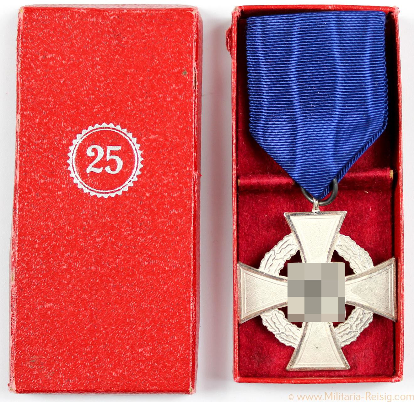 Treudienst Ehrenzeichen 25 Jahre im Etui, Friedrich Keller, Oberstein