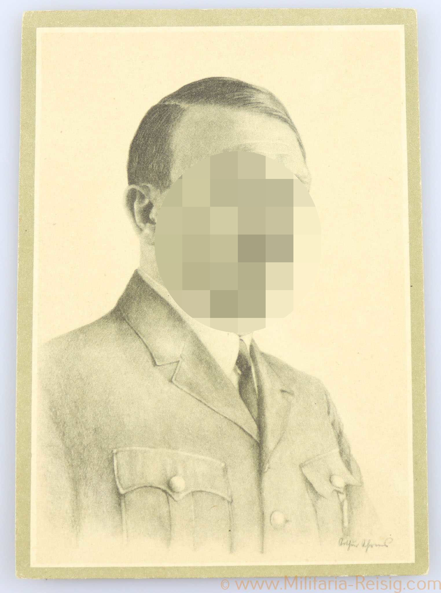 Propaganda-Postkarte "Reichskanzler Adolf Hitler"