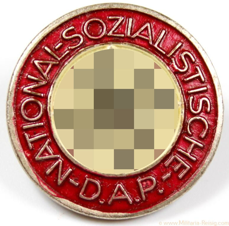 NSDAP Parteiabzeichen, Herst. RZM M1/148 (Heinrich Ulbrichts Witwe, Wien)