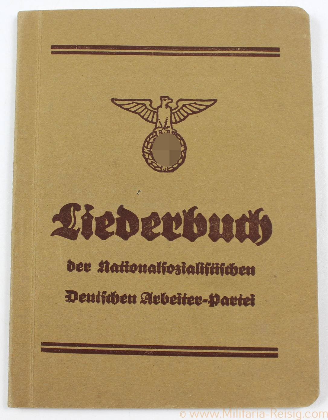 Liederbuch v. 1933 "Der Nationalsozialistischen Arbeiterpartei" 22. Auflage