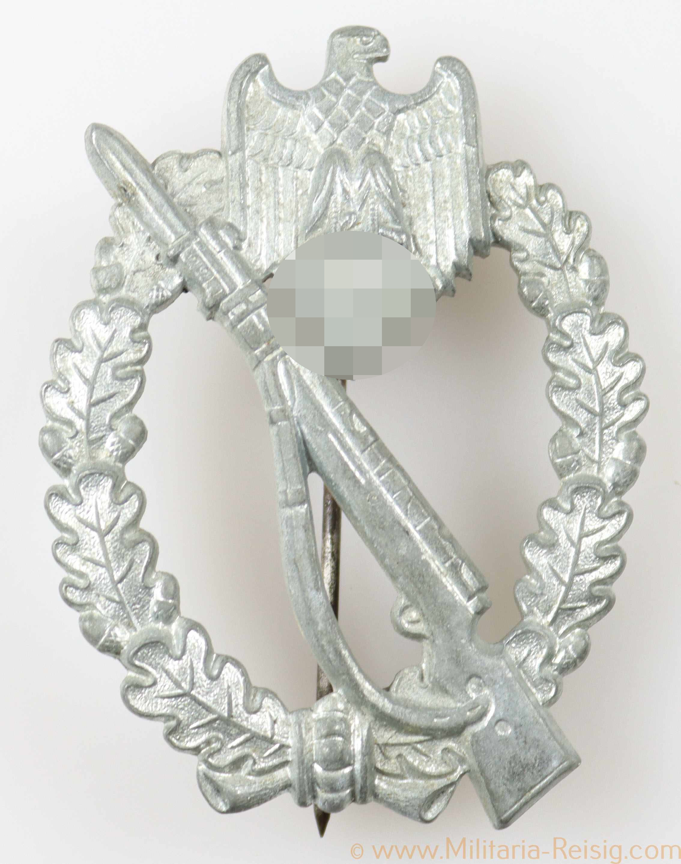 Infanterie Sturmabzeichen in Silber, Hersteller Steinhauer & Lück, Lüdenscheid