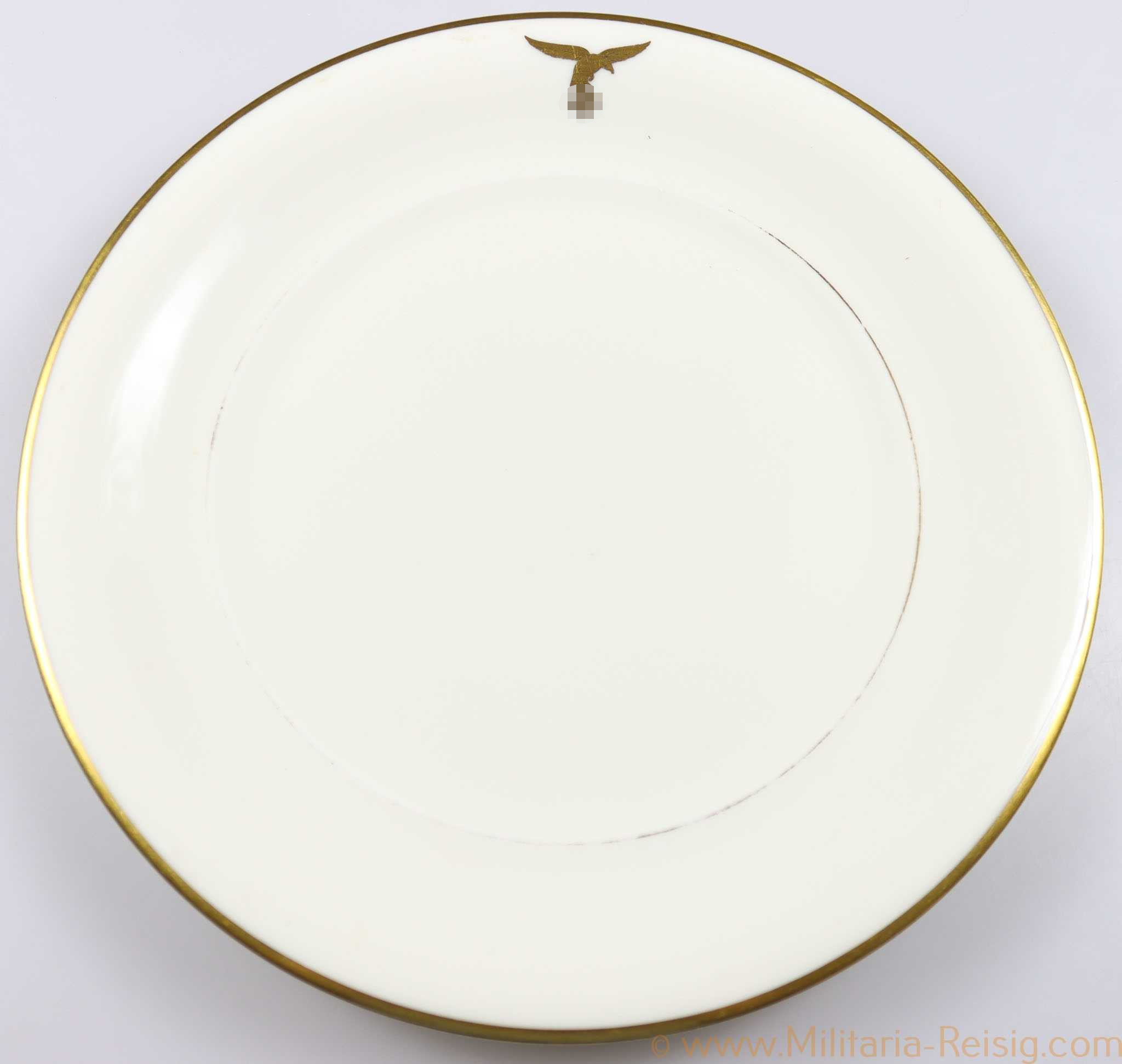Speiseteller für einen General der Luftwaffe, Hersteller Wahliss, Wien