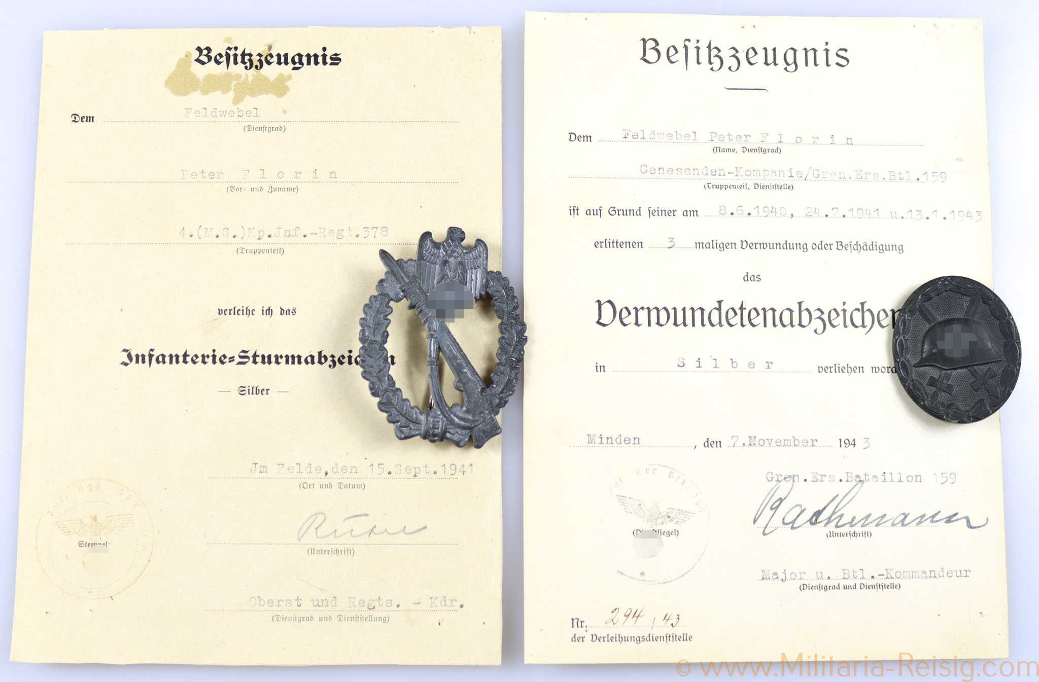 Nachlass eines Feldwebels