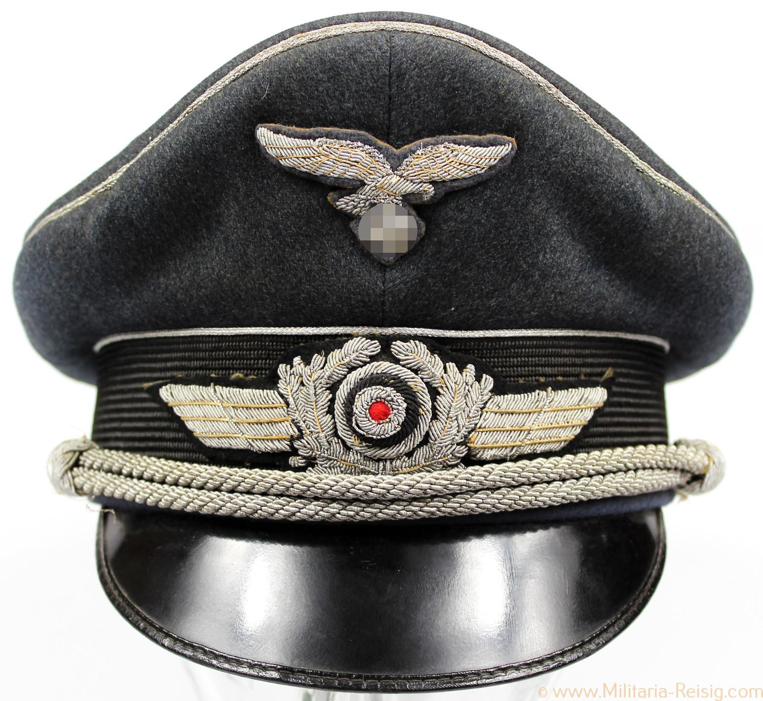 Luftwaffe Schirmmütze für Offiziere, Hersteller EREL