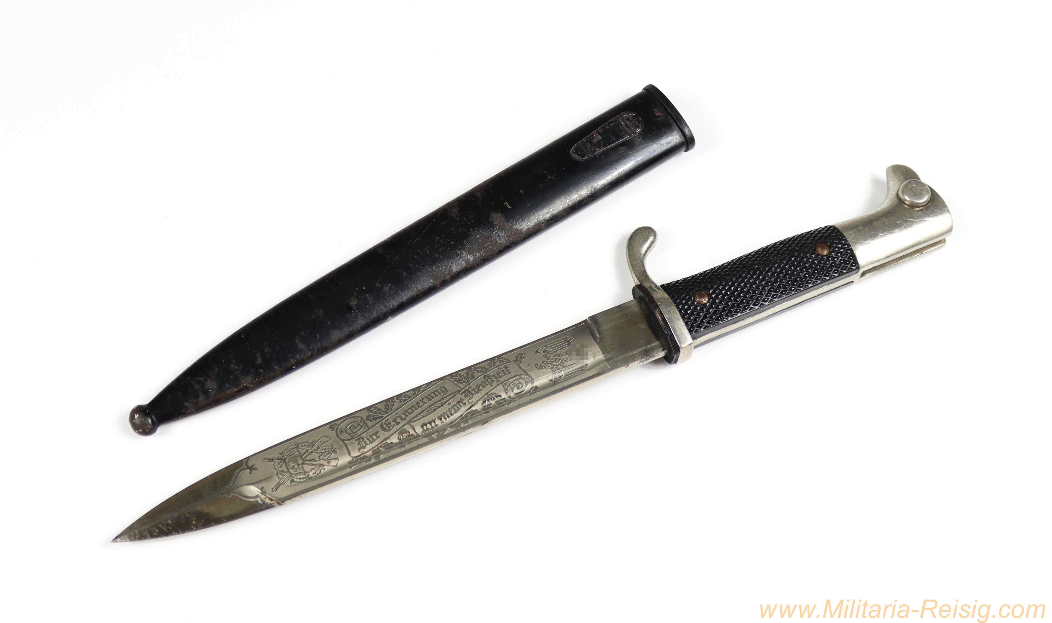 Infanterie Extra-Seitengewehr mit Klingenätzung, Carl Eickhorn, Solingen