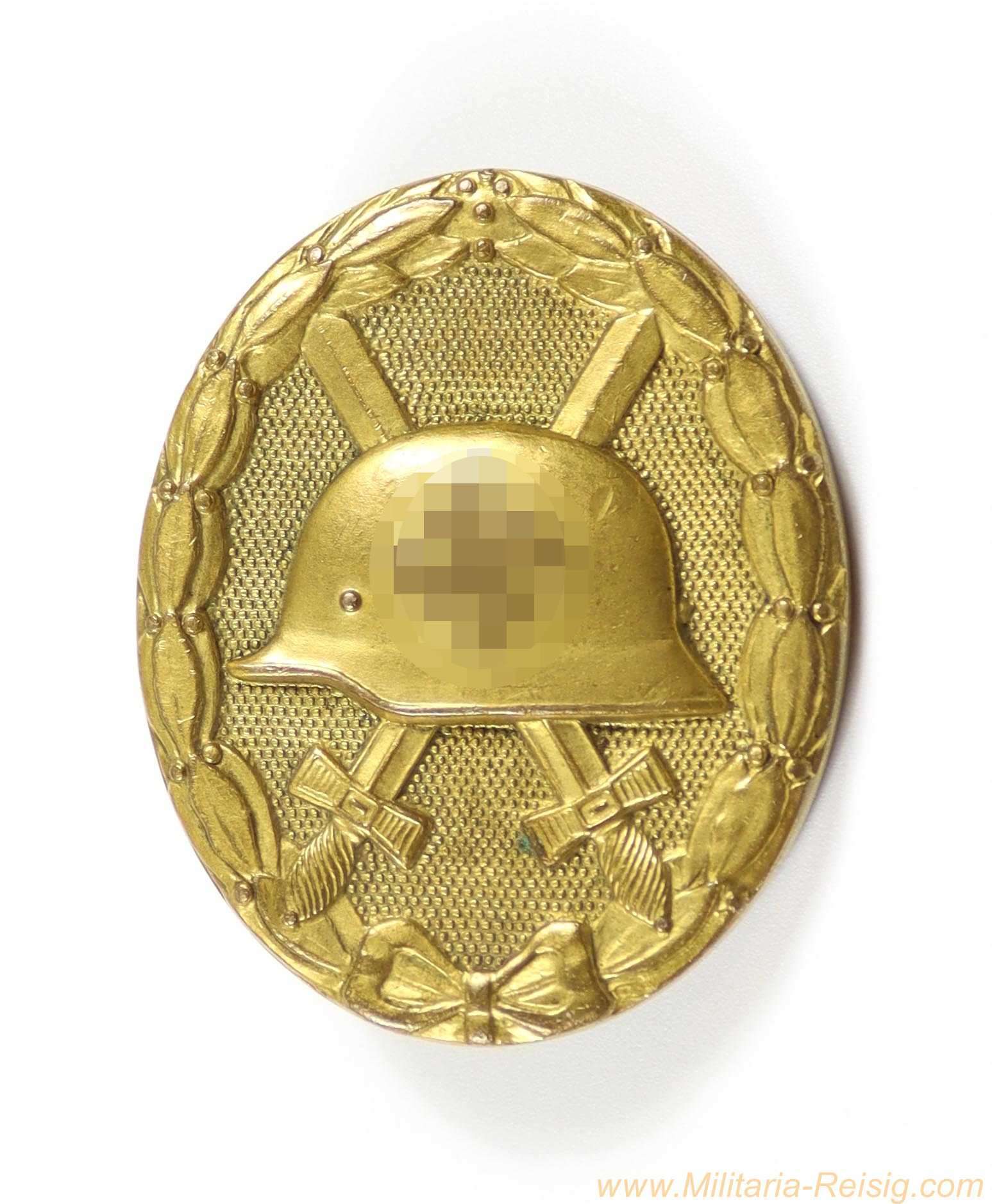 Verwundetenabzeichen in Gold, Hersteller "Hauptmünzamt Wien" (30) 