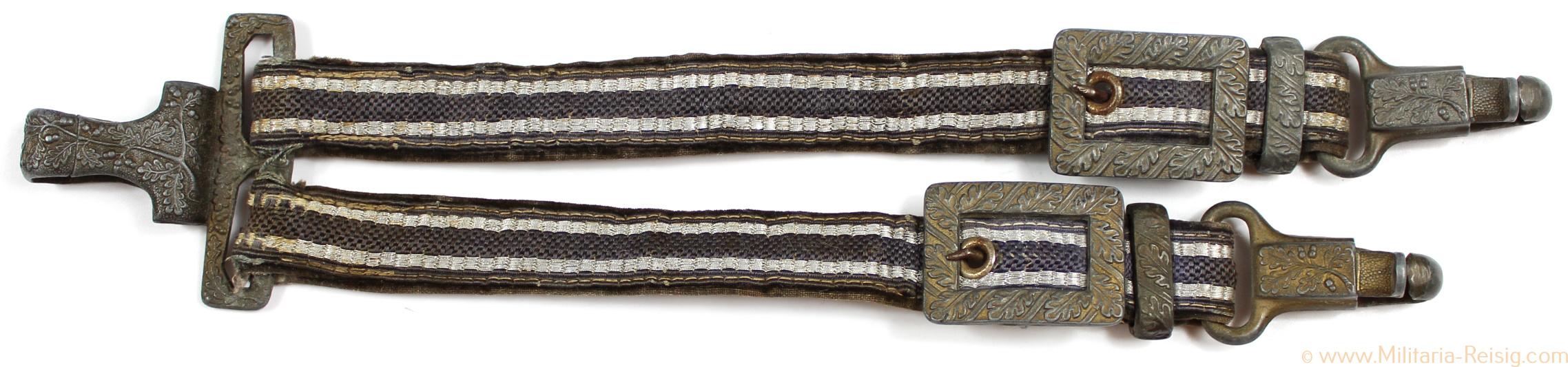 Gehänge für einen Offiziersdolch der Luftwaffe
