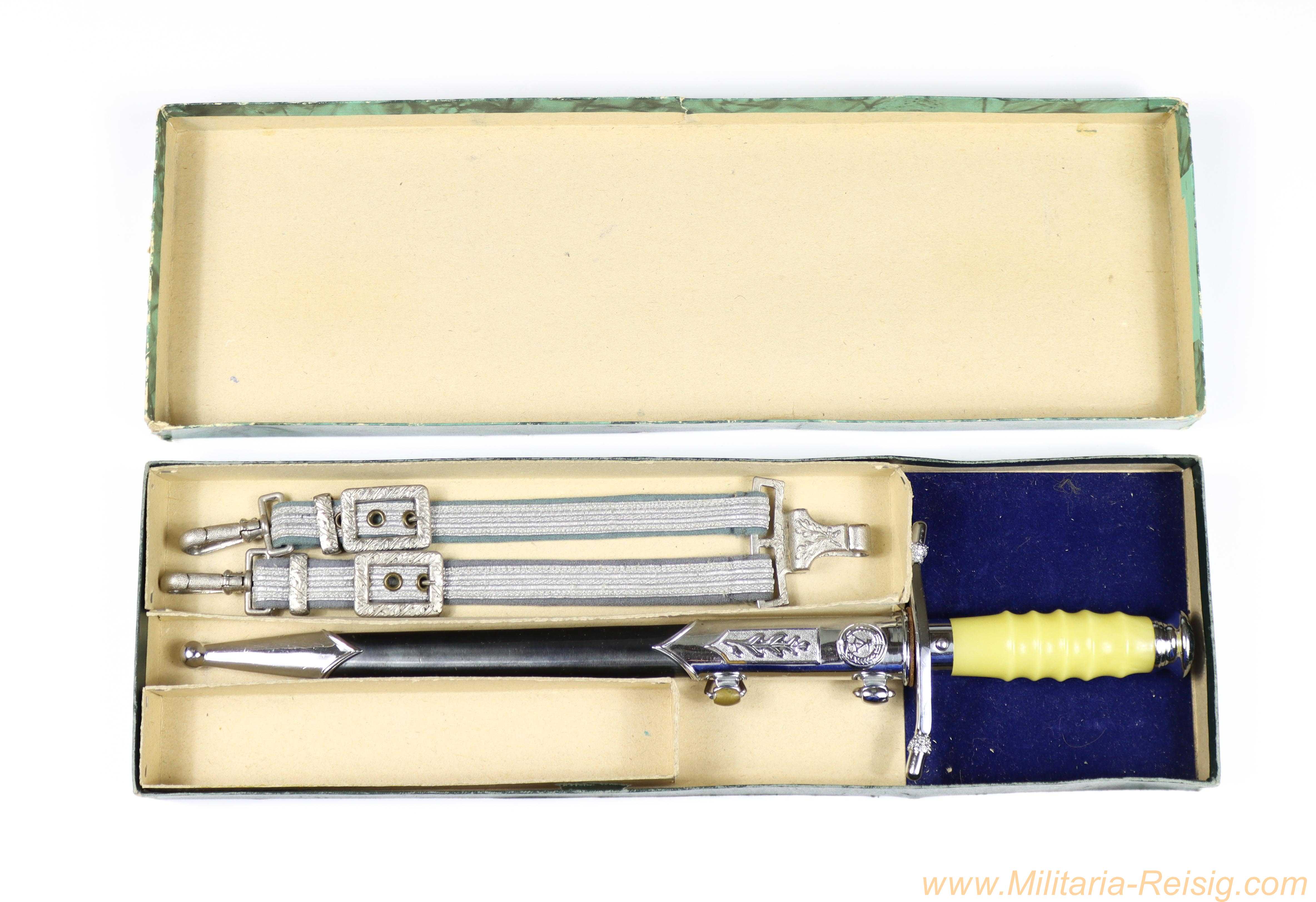 NVA Offiziersdolch der Landstreitkräfte mit Originalkarton