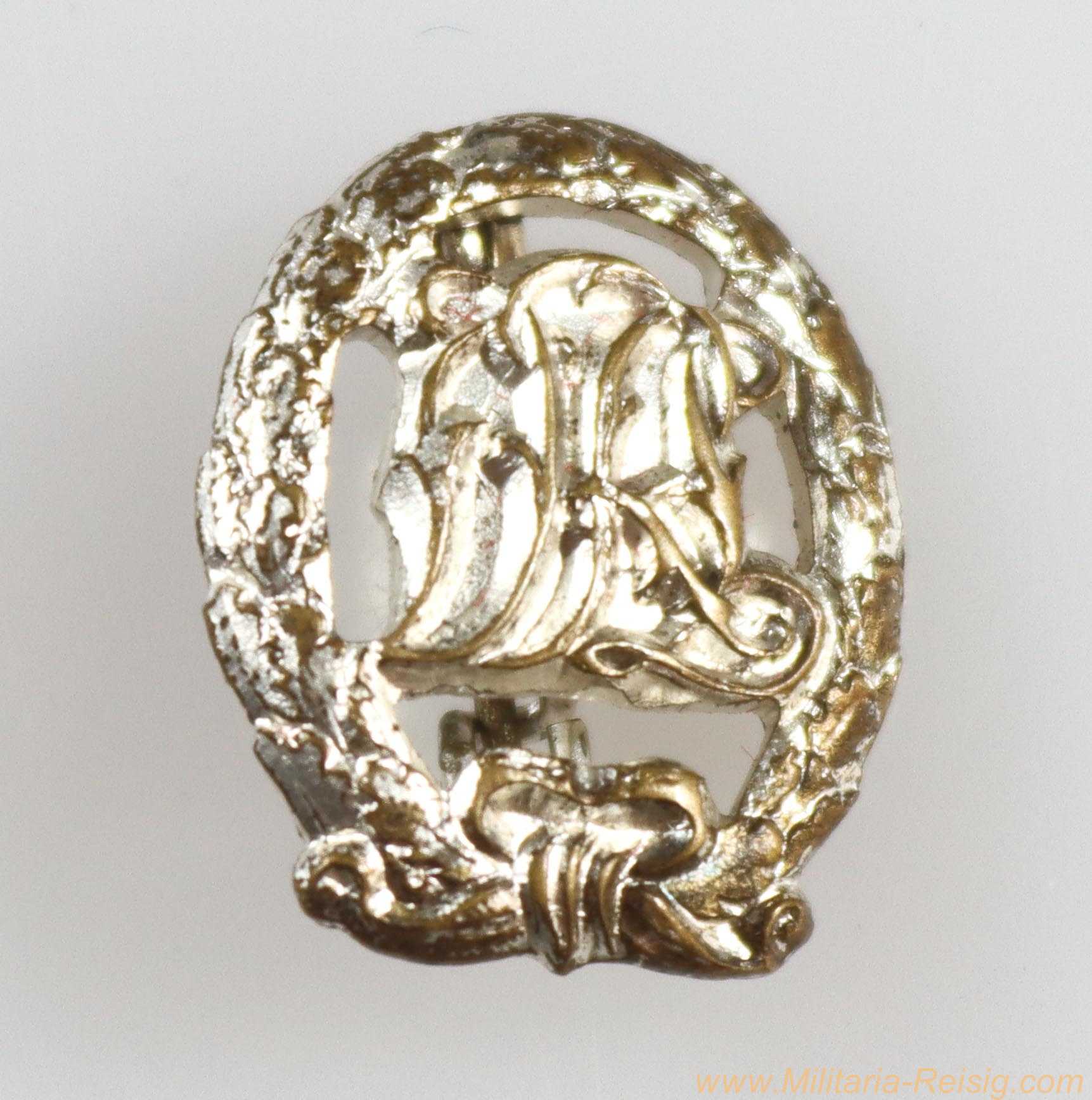 Miniatur DRA Sportabzeichen in Silber