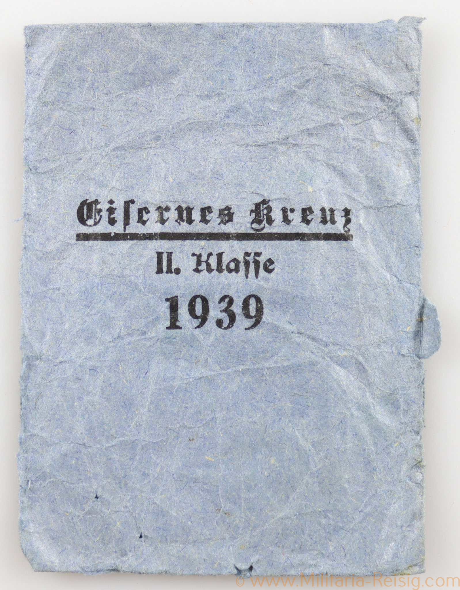 Verleihungstüte Eisernes Kreuz 2. Klasse 1939, Hersteller 100