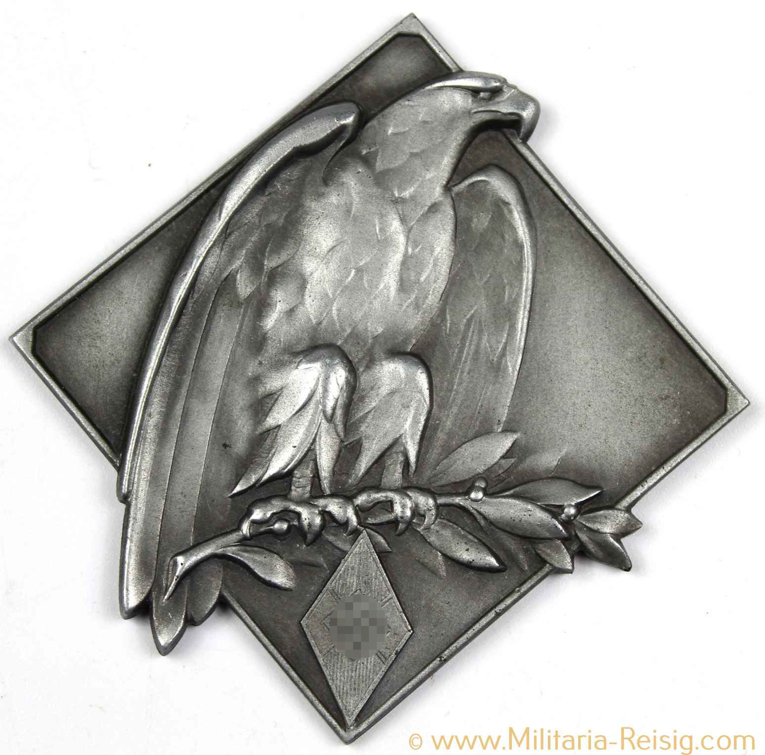 HJ Plakette "Reichsmeisterschaften Eishockey 1942 in Prag"