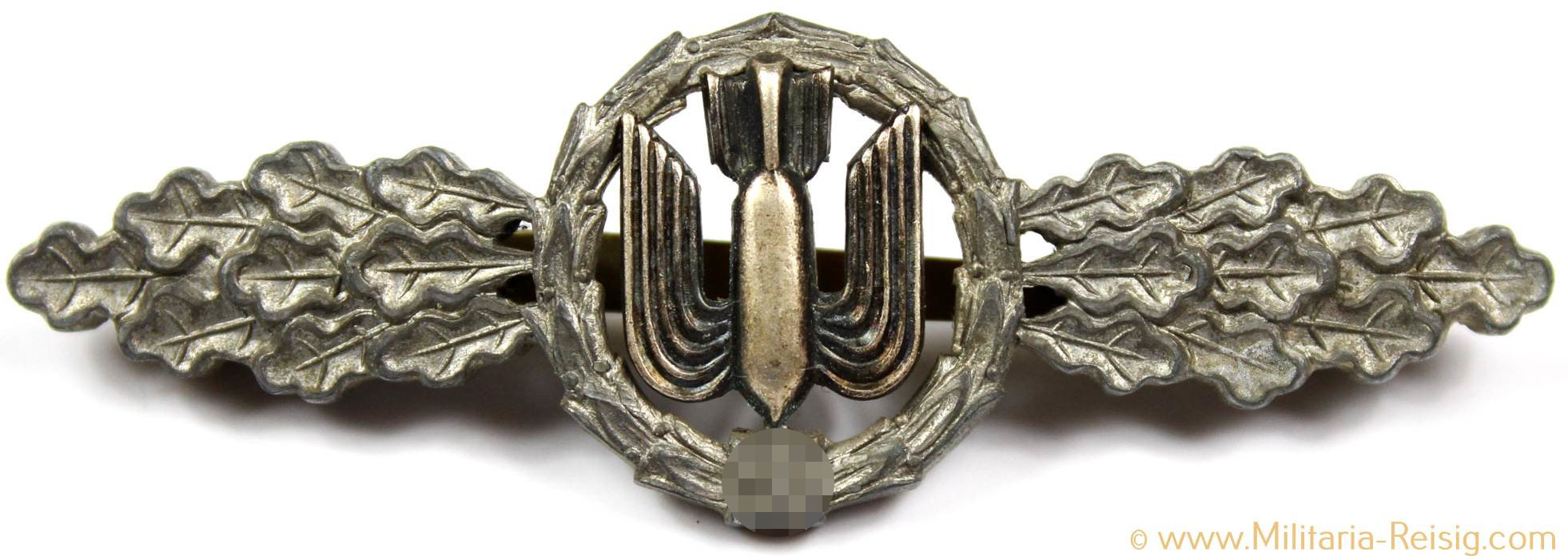 Frontflugspange für Kampfflieger in Silber