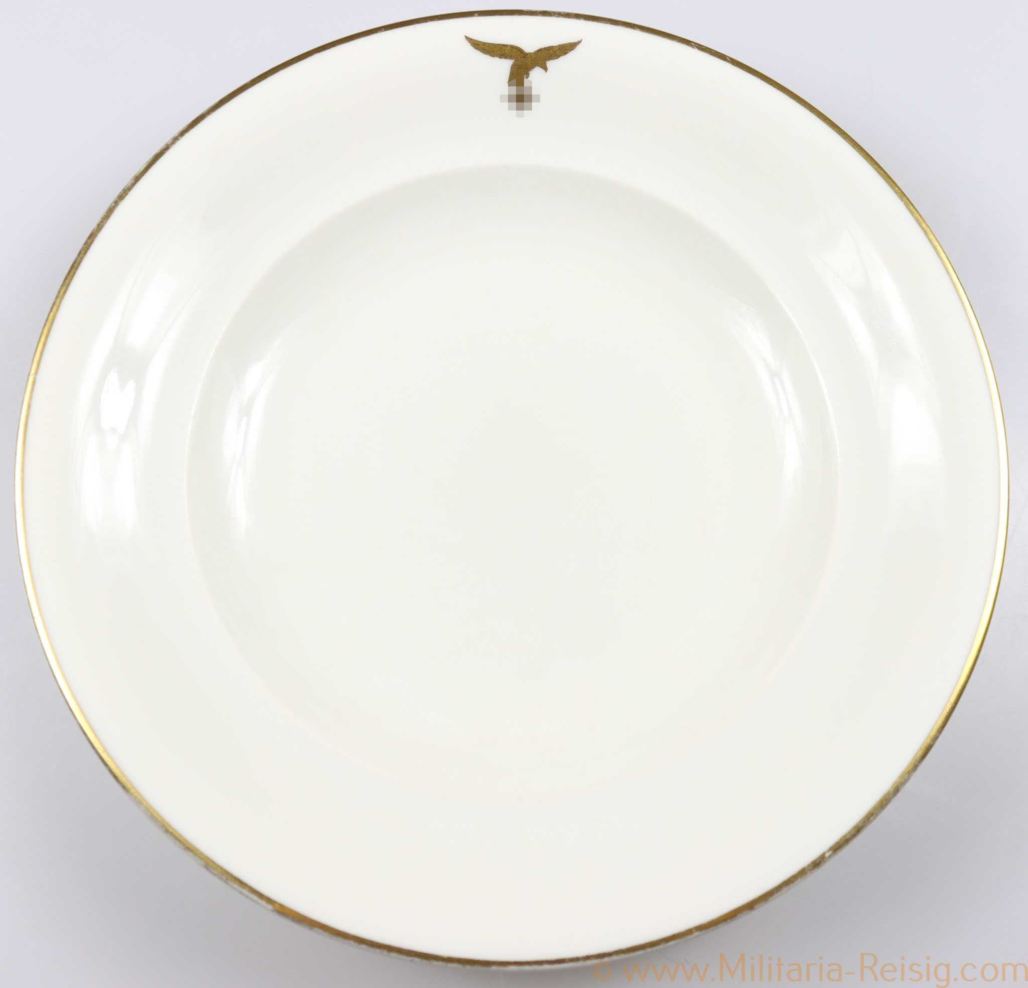 Suppenteller für einen General der Luftwaffe, Hersteller Wahliss, Wien