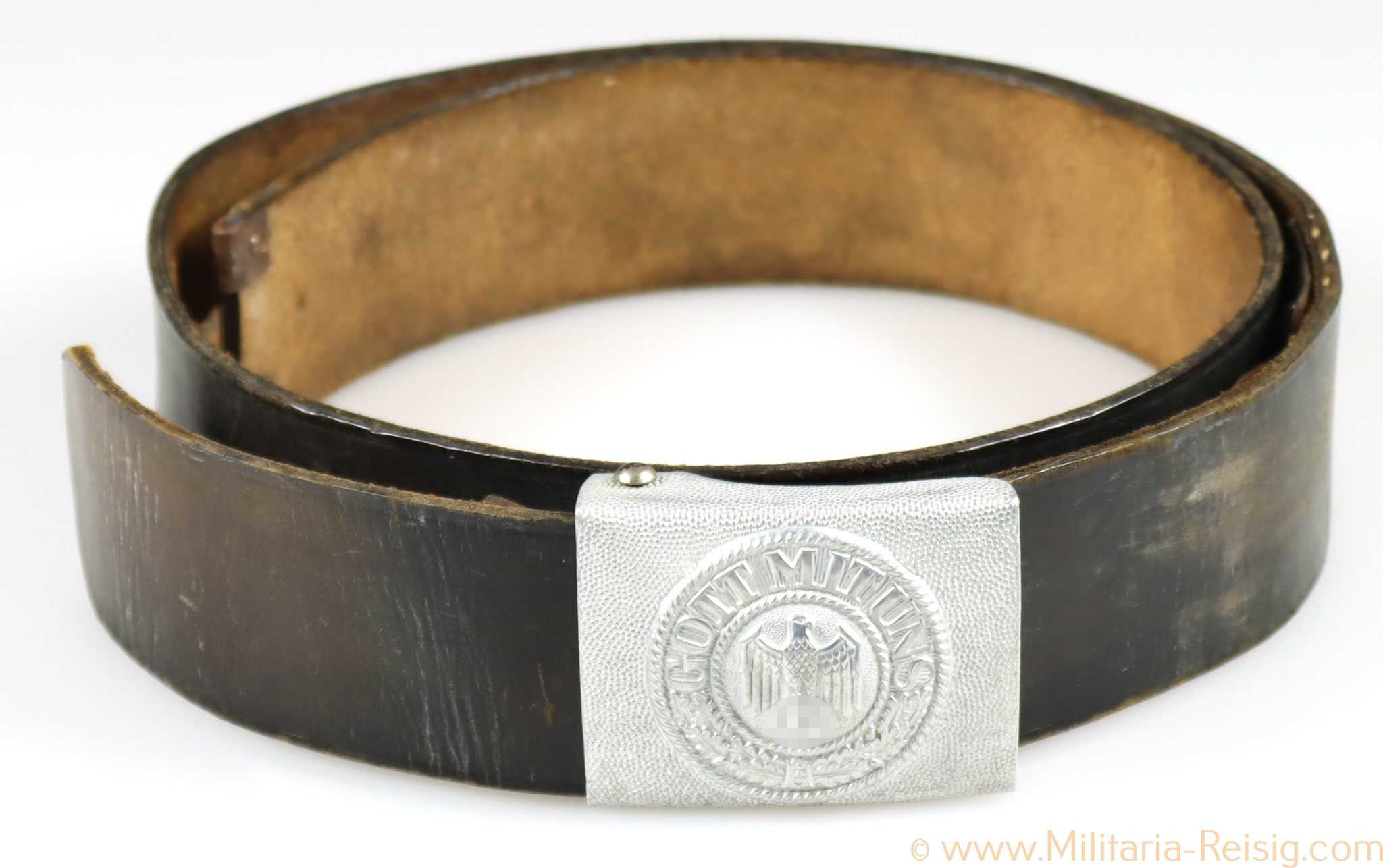 Wehrmacht Koppelschloss "Gott mit uns", Hersteller OLC