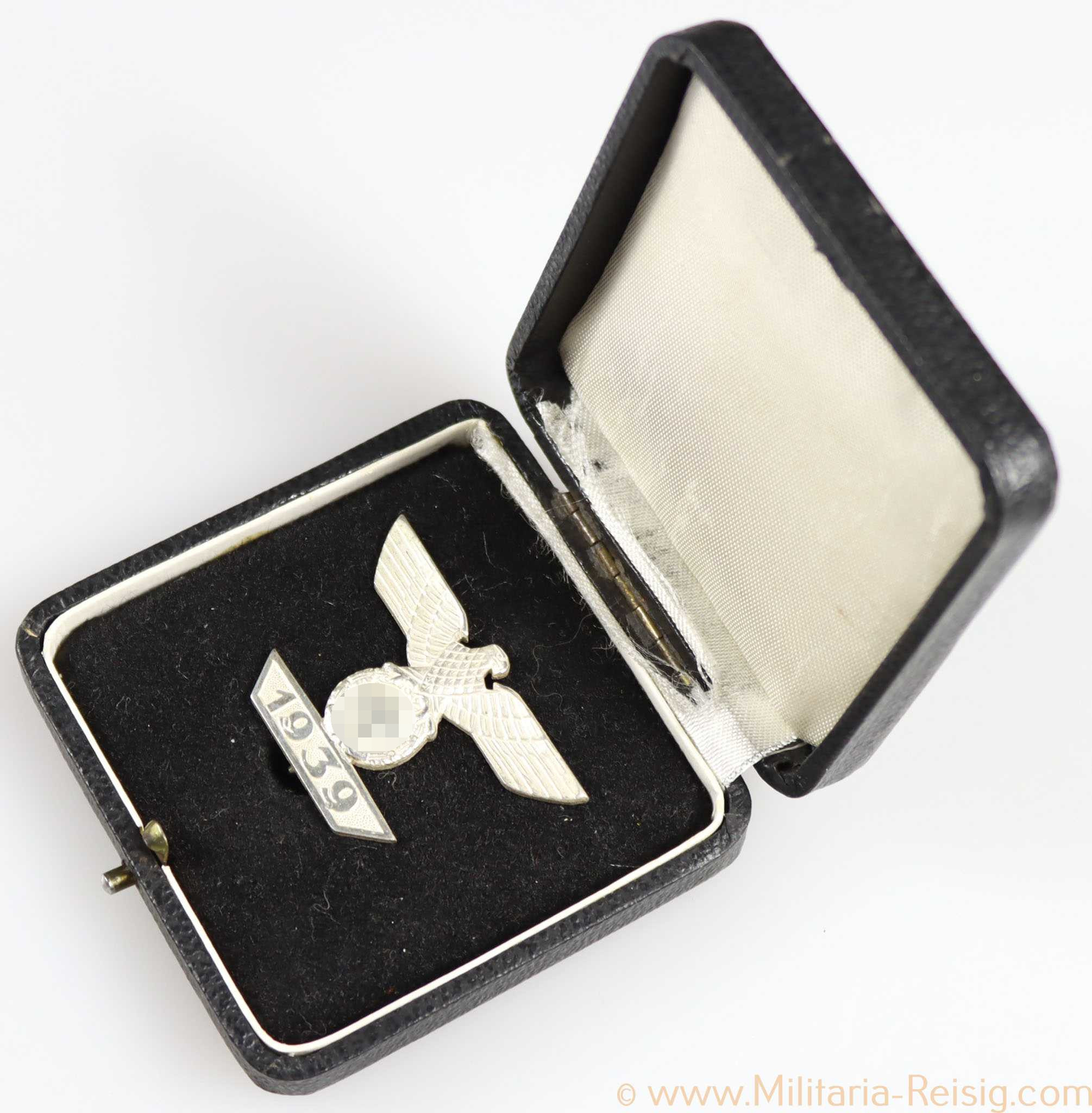 Wiederholungsspange 1939 1. Klasse im LDO-Etui 1. Form, Hersteller L/11