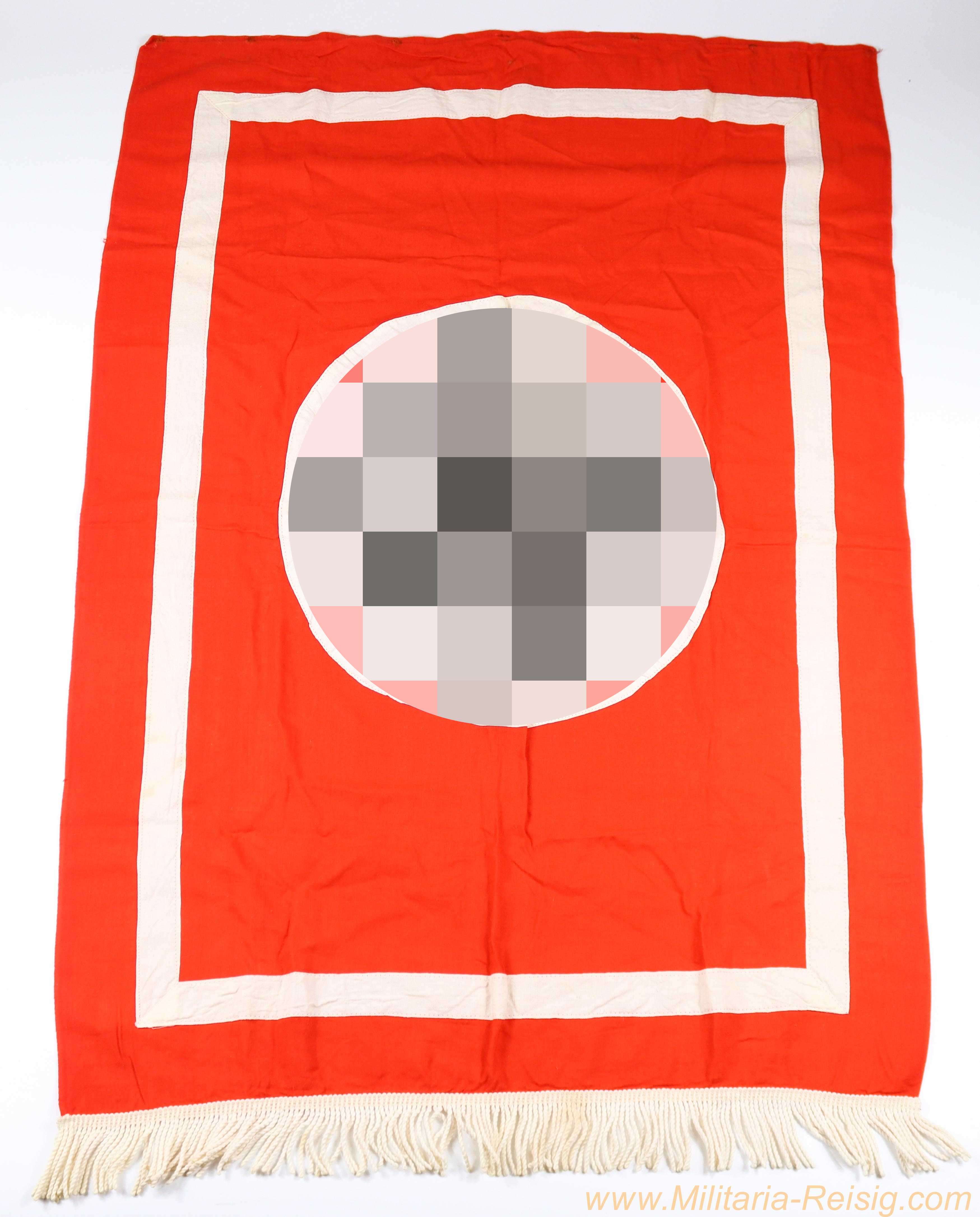 NSDAP Podiumsfahne / Wandbehang für Veranstaltungen