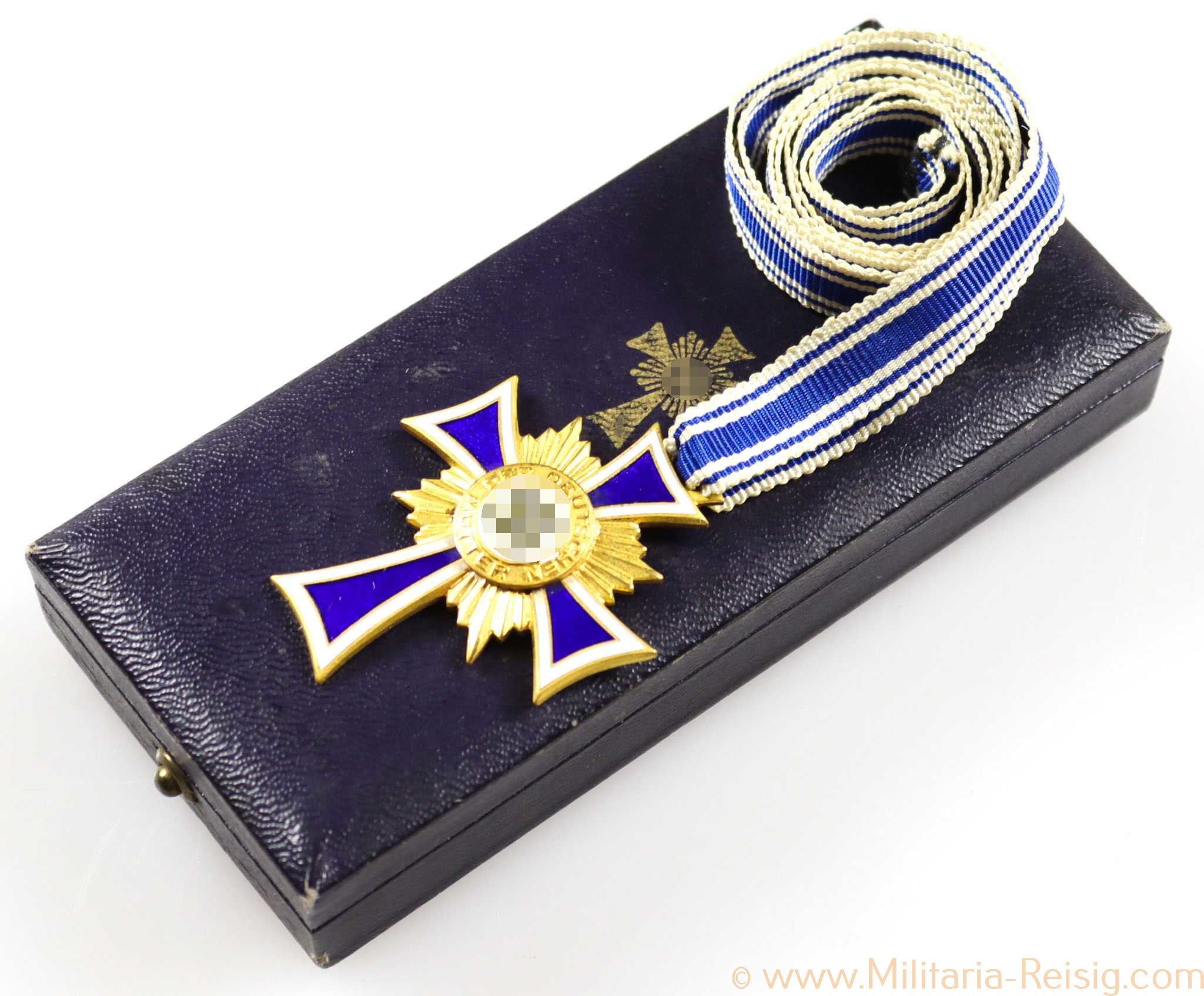 Mutterkreuz in Gold im Etui, Hersteller Franz Reischauer, Oberstein