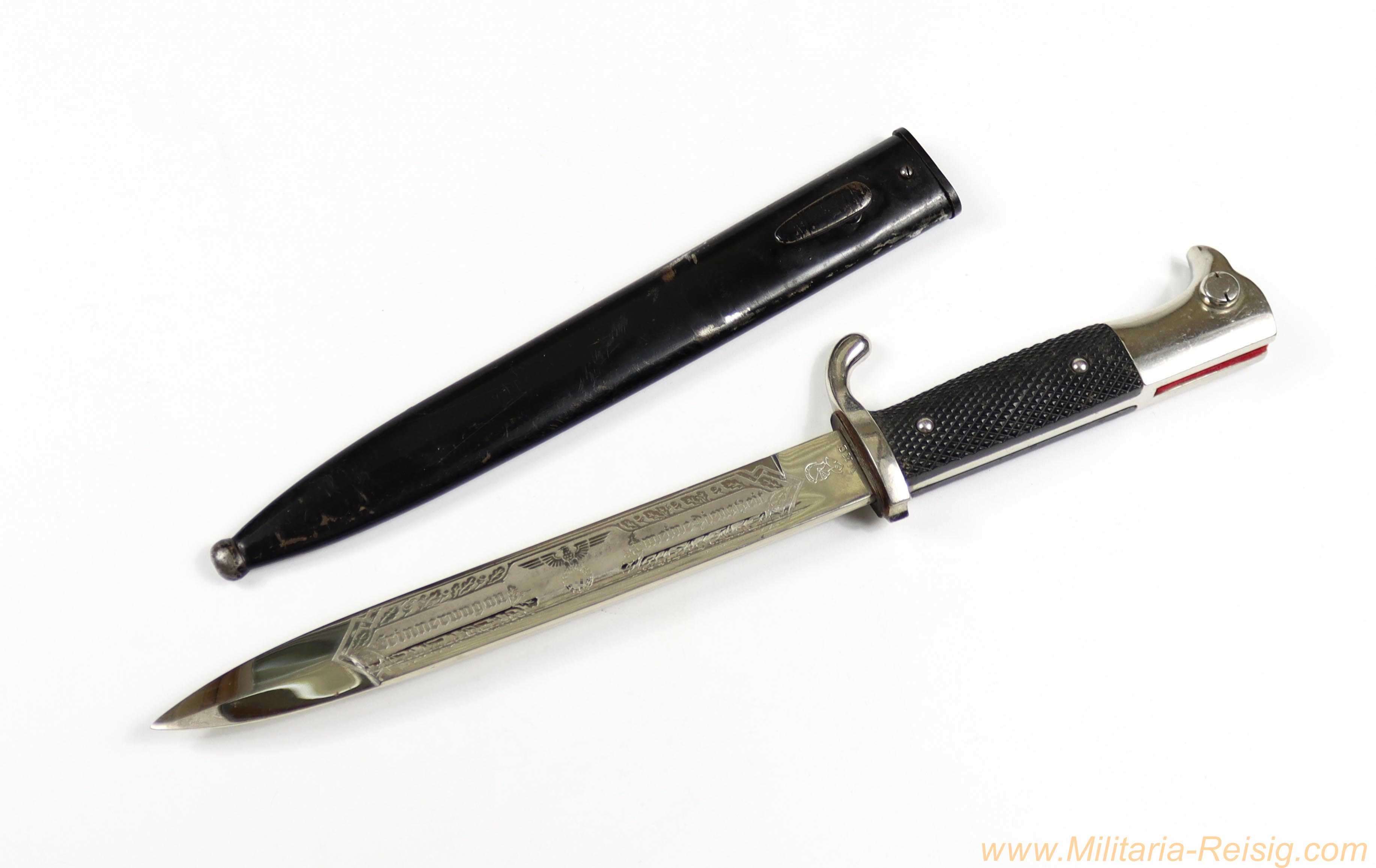 Extraseitengewehr mit Klingenätzung, WKC (Weyersberg Kirschbaum & Cie.) 