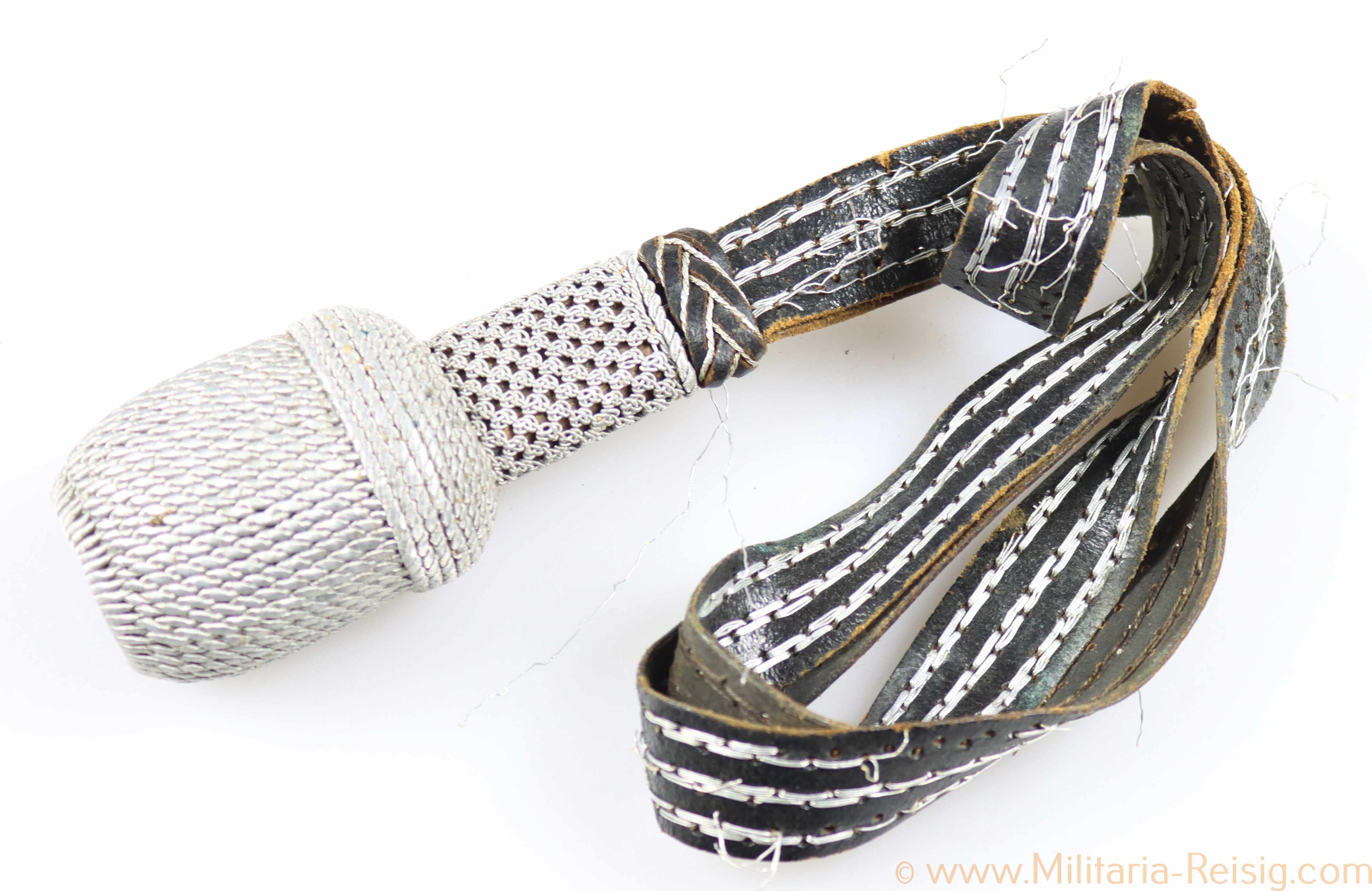 Portepee für einen Heeres Offizierssäbel der Wehrmacht