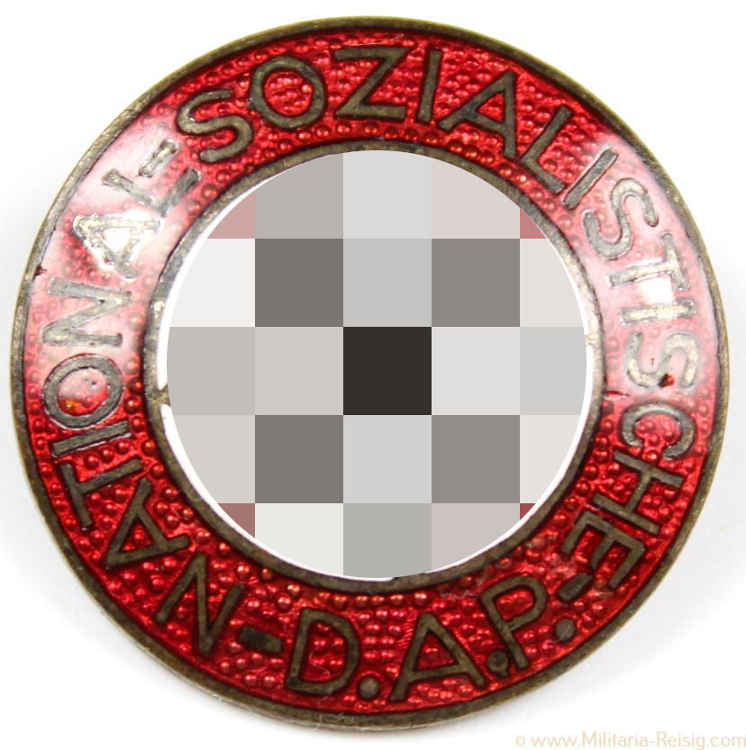 NSDAP Parteiabzeichen, Herst. RZM M1/93 (Gottlieb Friedrich Keck & Sohn, Pforzheim)