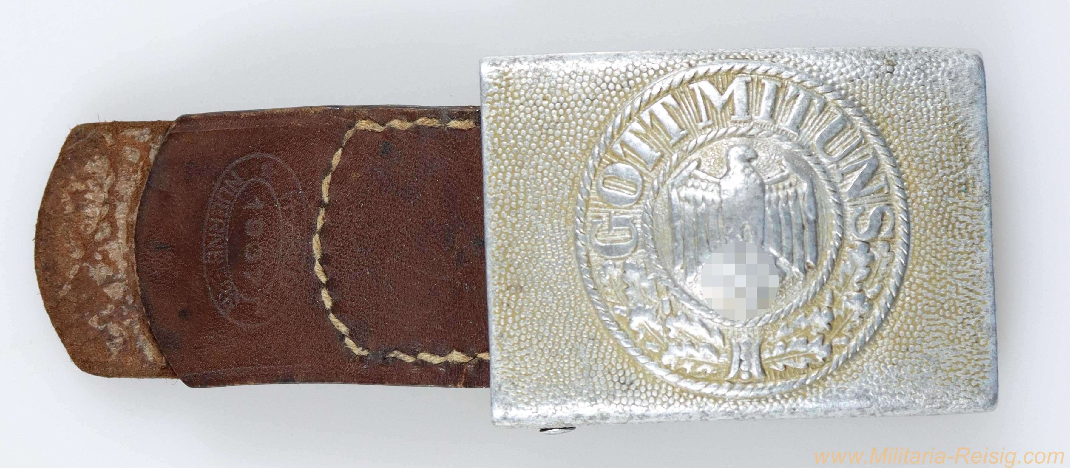 Wehrmacht Koppelschloss für Mannschaften, Hersteller H.A.