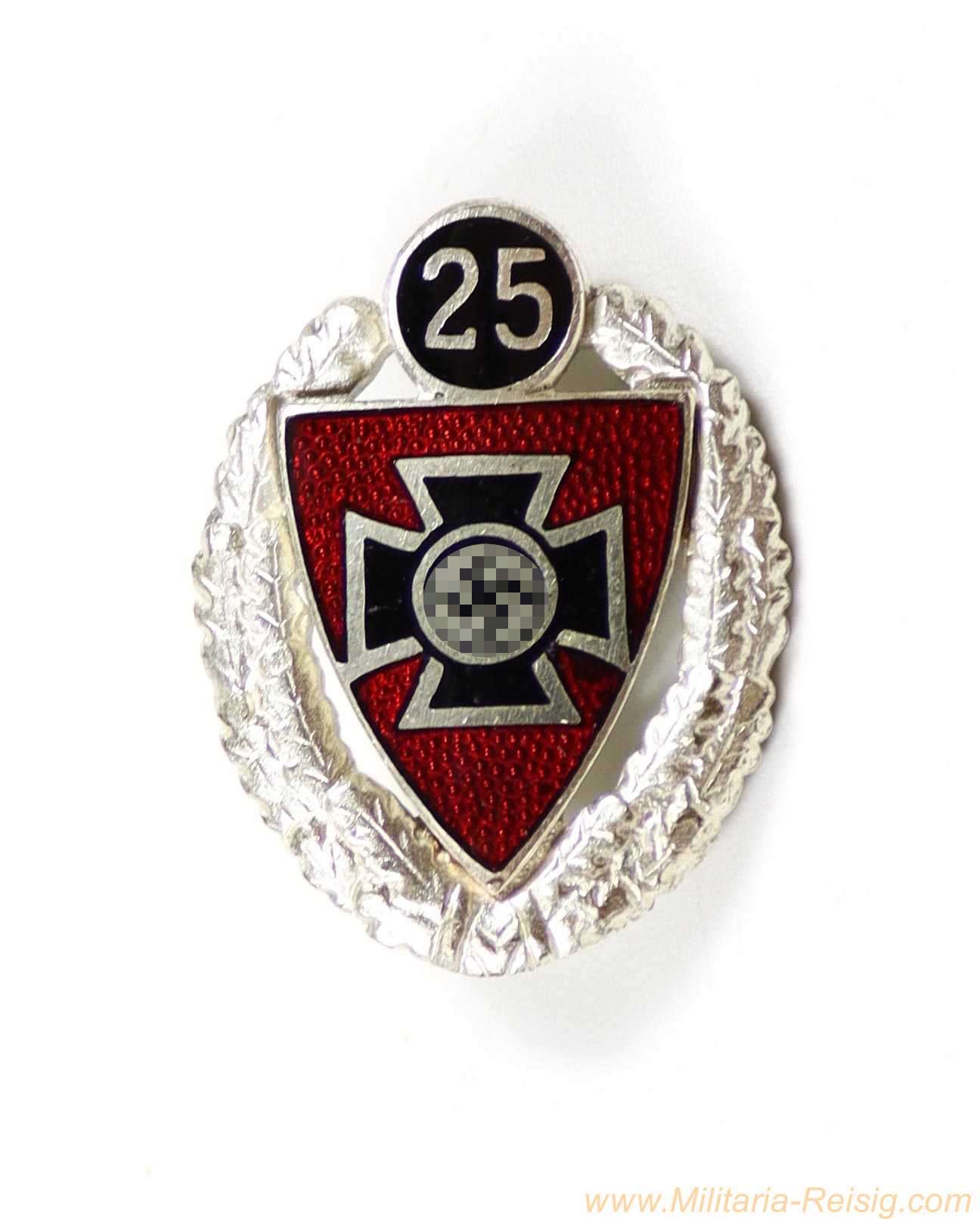 NS-Reichskriegerbund – Silberne Ehrennadel für 25-jährige Mitgliedschaft