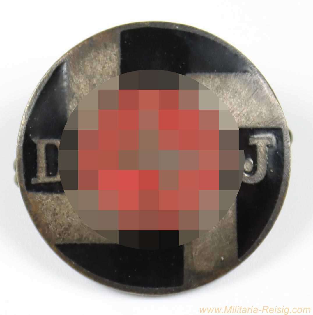 Deutsches Jungvolk (DJ) - frühes Mitgliedsabzeichen, GES. GESCH.