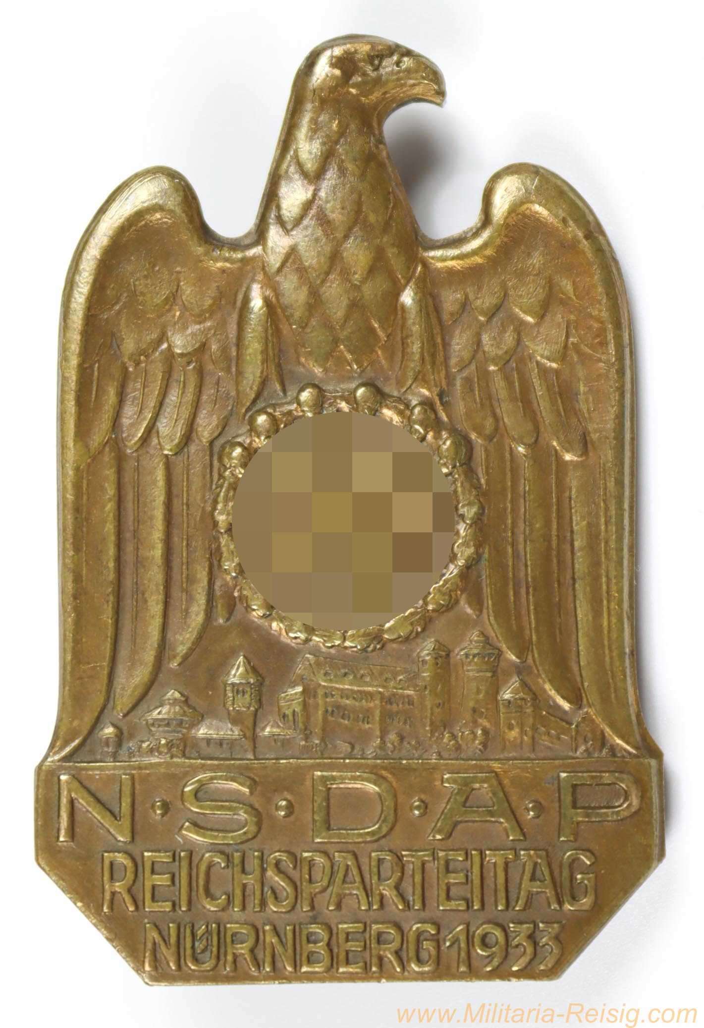 NSDAP Abzeichen Reichsparteitag Nürnberg 1933