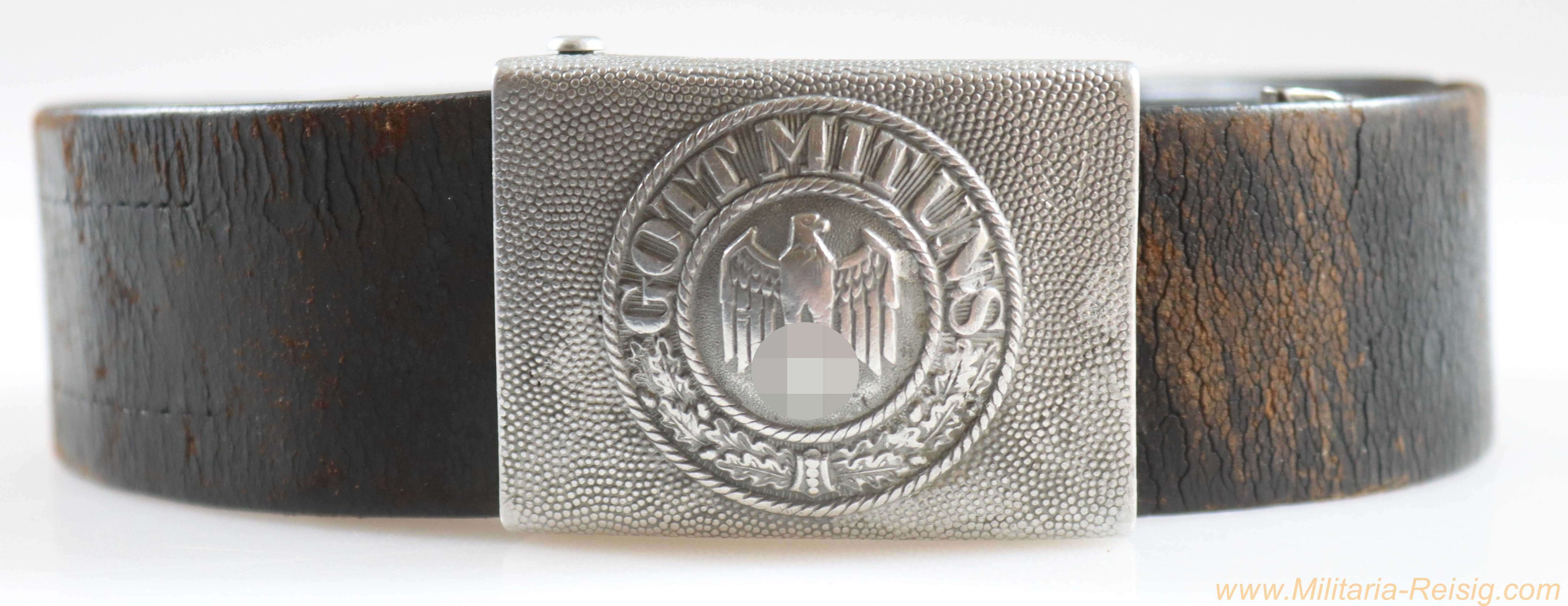 Wehrmacht Koppelschloss mit Koppelriemen