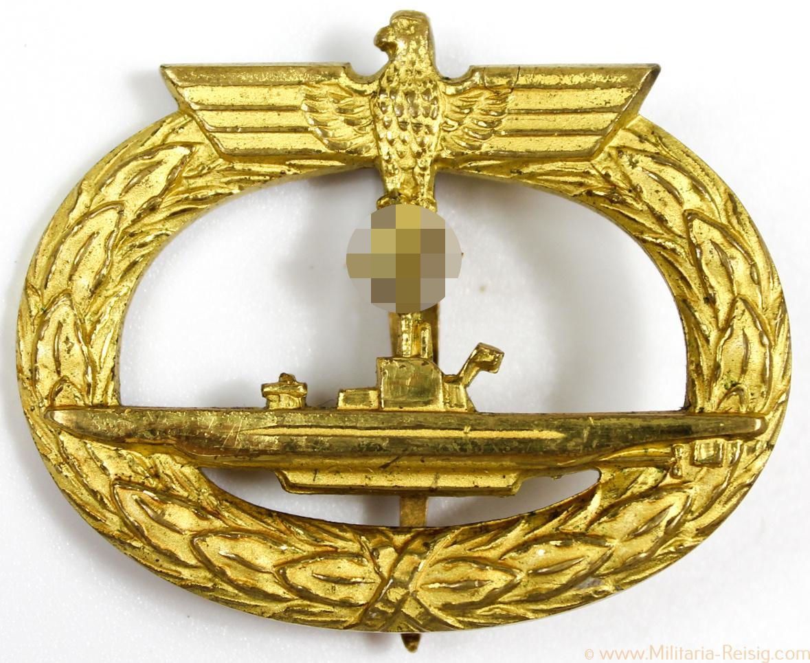 U-Boot-Kriegsabzeichen 1939, Herst. Schwerin Berlin 68