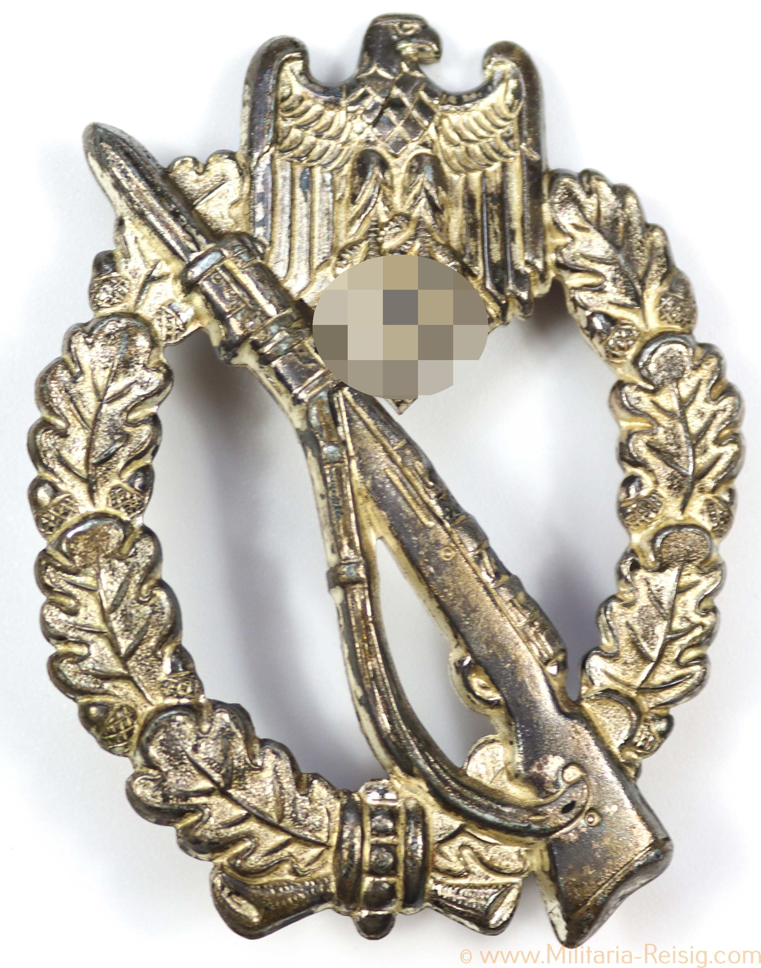 Infanterie Sturmabzeichen in Silber, Hersteller Frank & Reif, Stuttgart