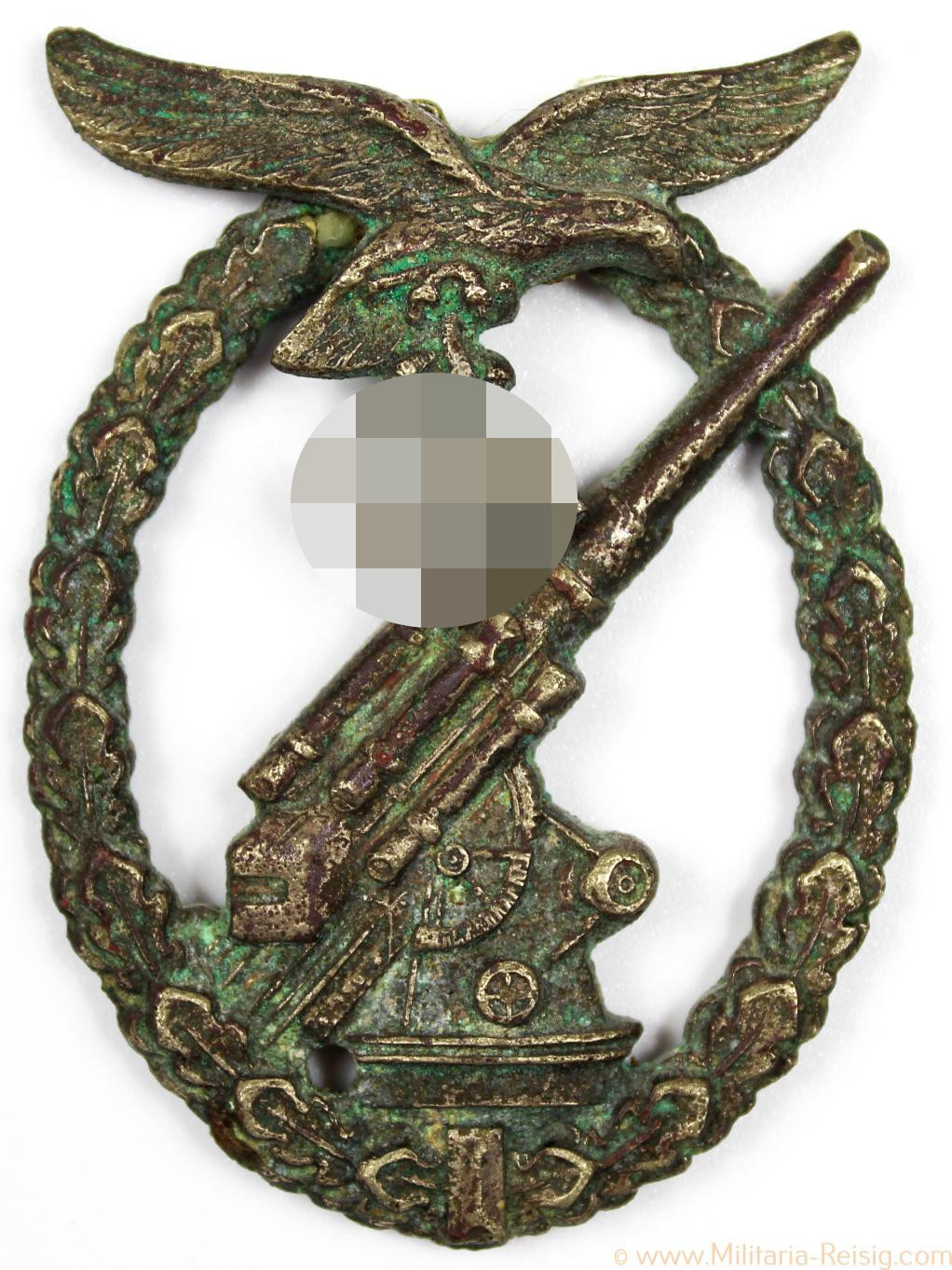 Flakkampfabzeichen der Luftwaffe, Herst. C. E. Juncker, Berlin