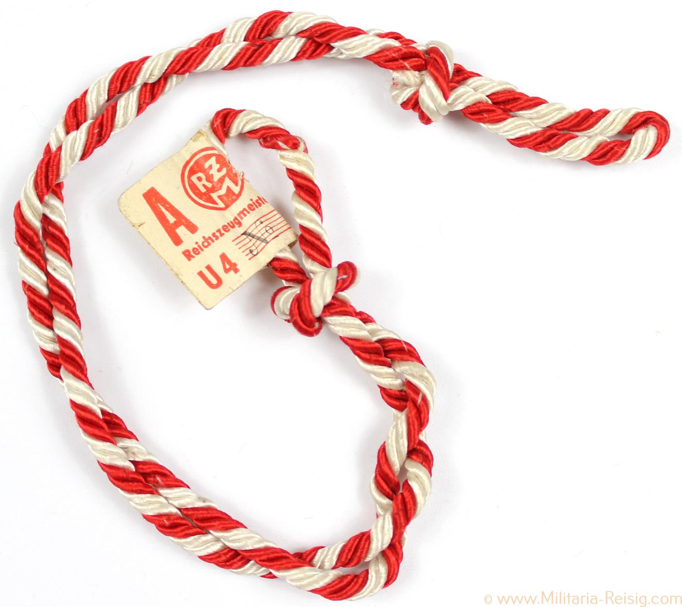 HJ Führerschnur für Kameradschaftsführer mit RZM-Etikett