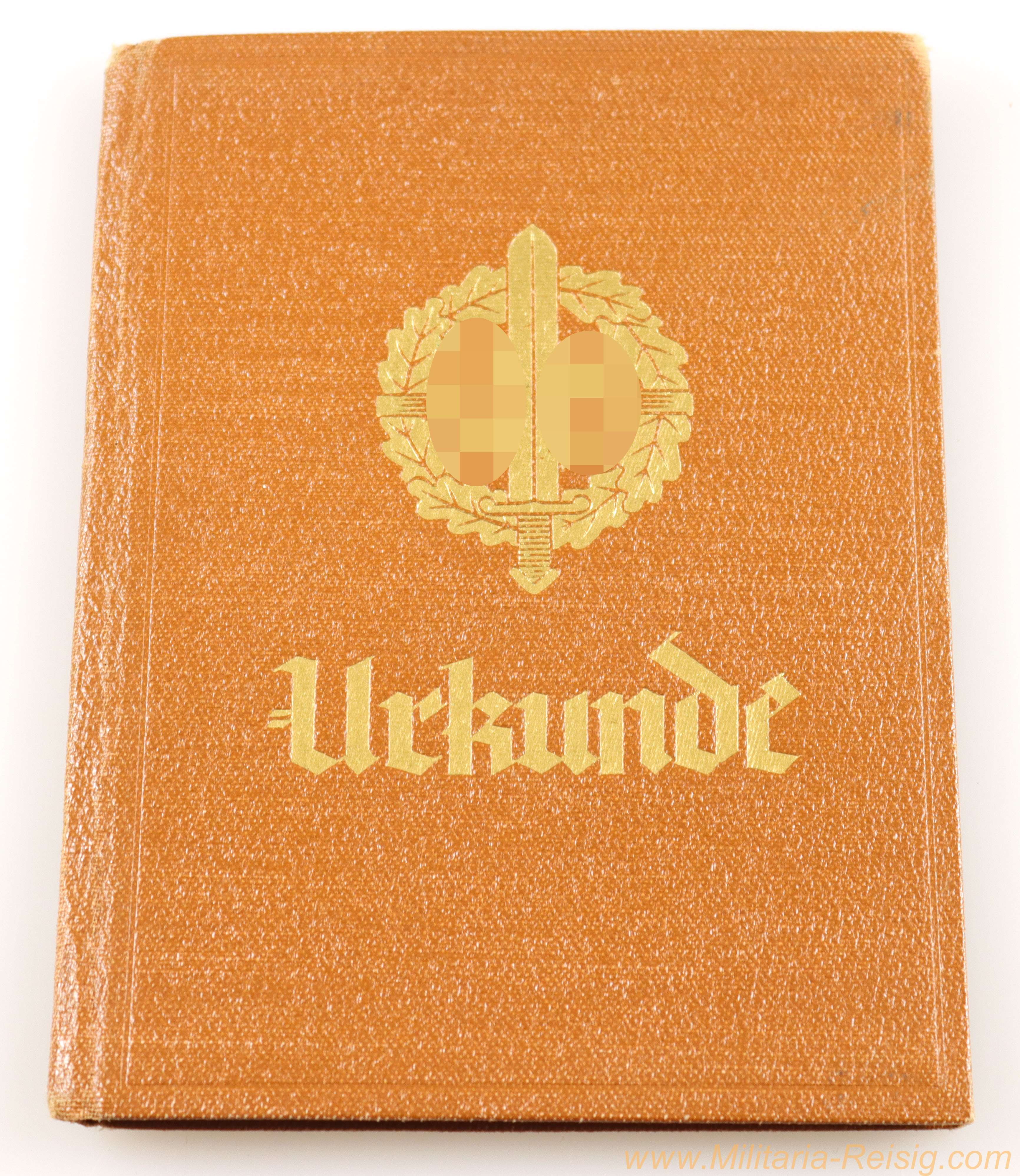 SA-Sportabzeichen Urkundenbuch, SA-Standarte 19 (Görlitz)