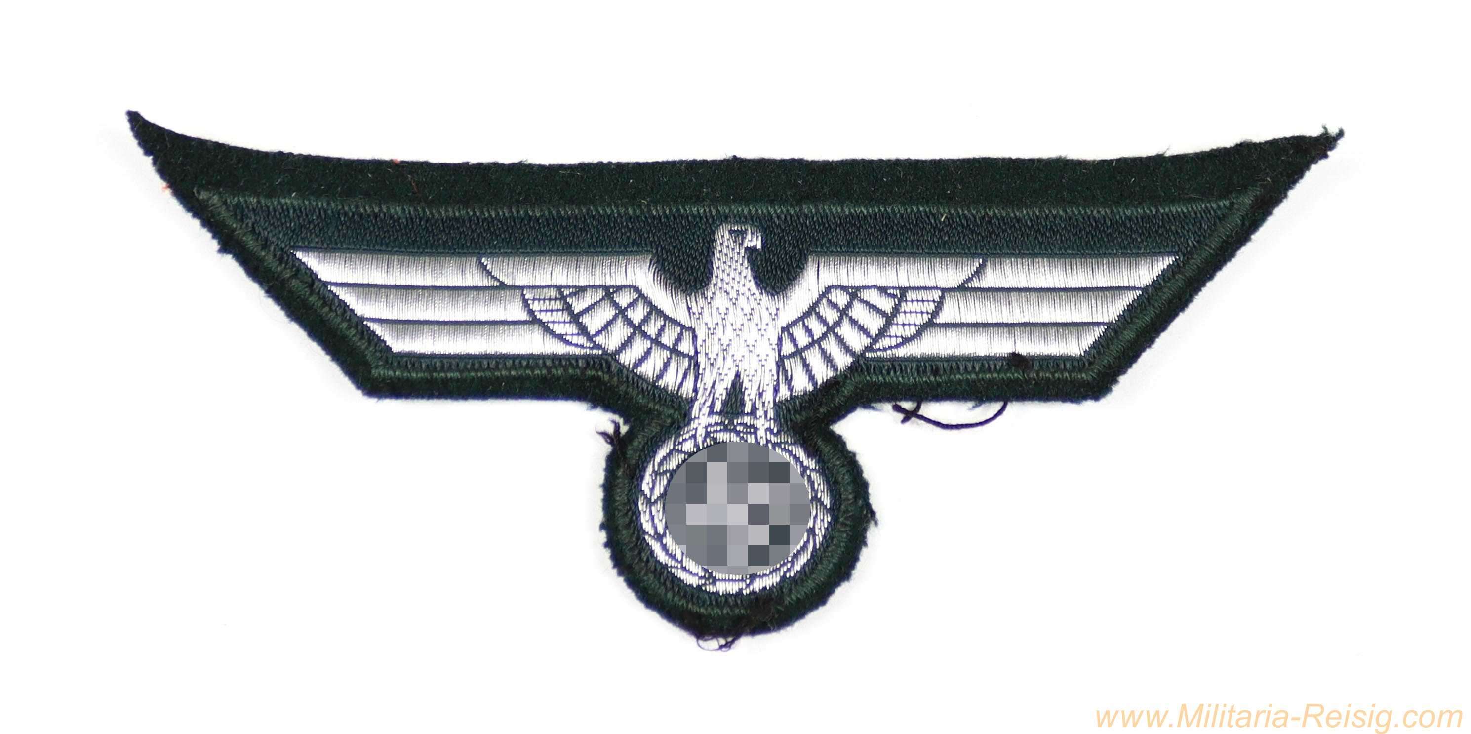 Wehrmacht Heer - Brustadler für Offiziere (metallfaden-gewebt)