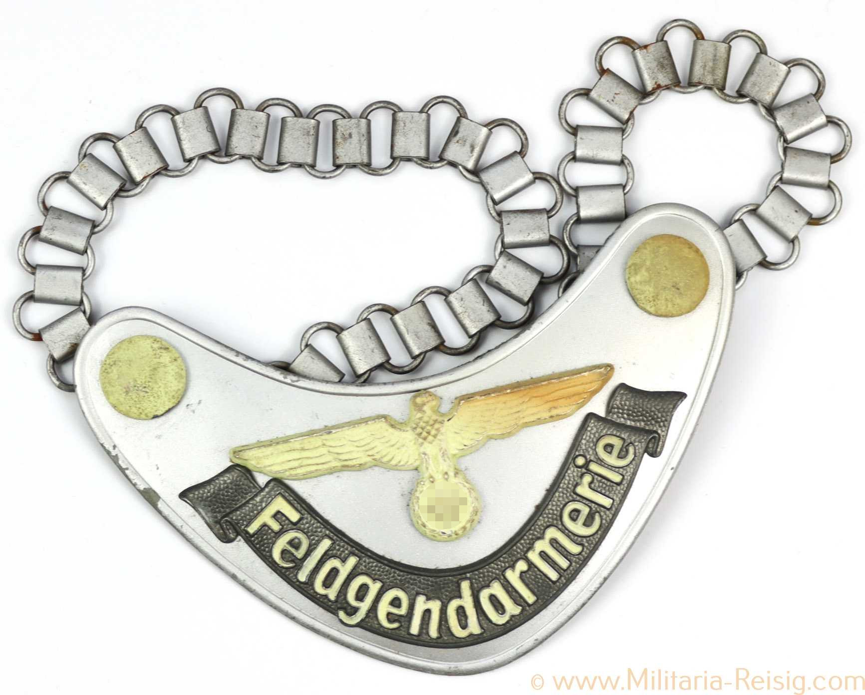 Ringkragen "Feldgendarmerie", Hersteller Assmann