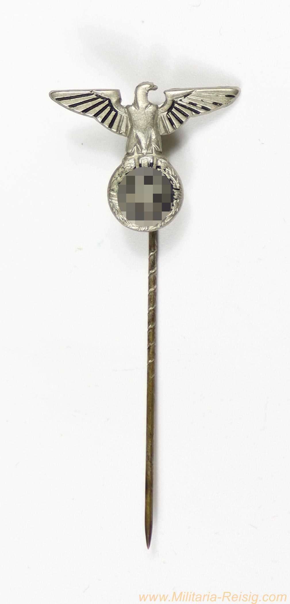 NSDAP Mitgliedsnadel als Krawattennadel, RZM M1/17 (F. W. Assmann & Söhne, Lüdenscheid)