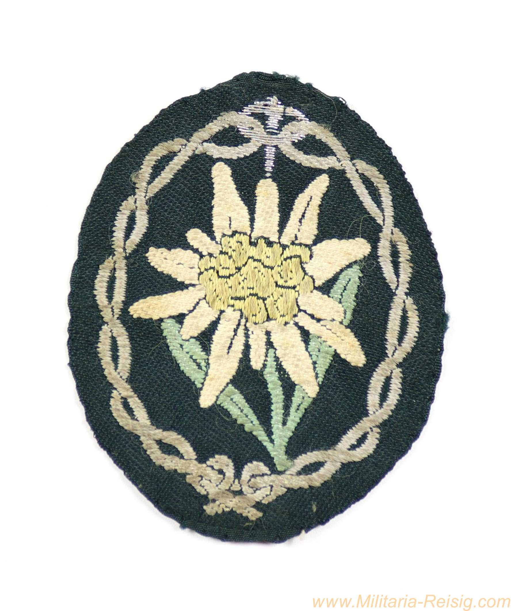 Gebirgsjäger Edelweiß – Stoffabzeichen