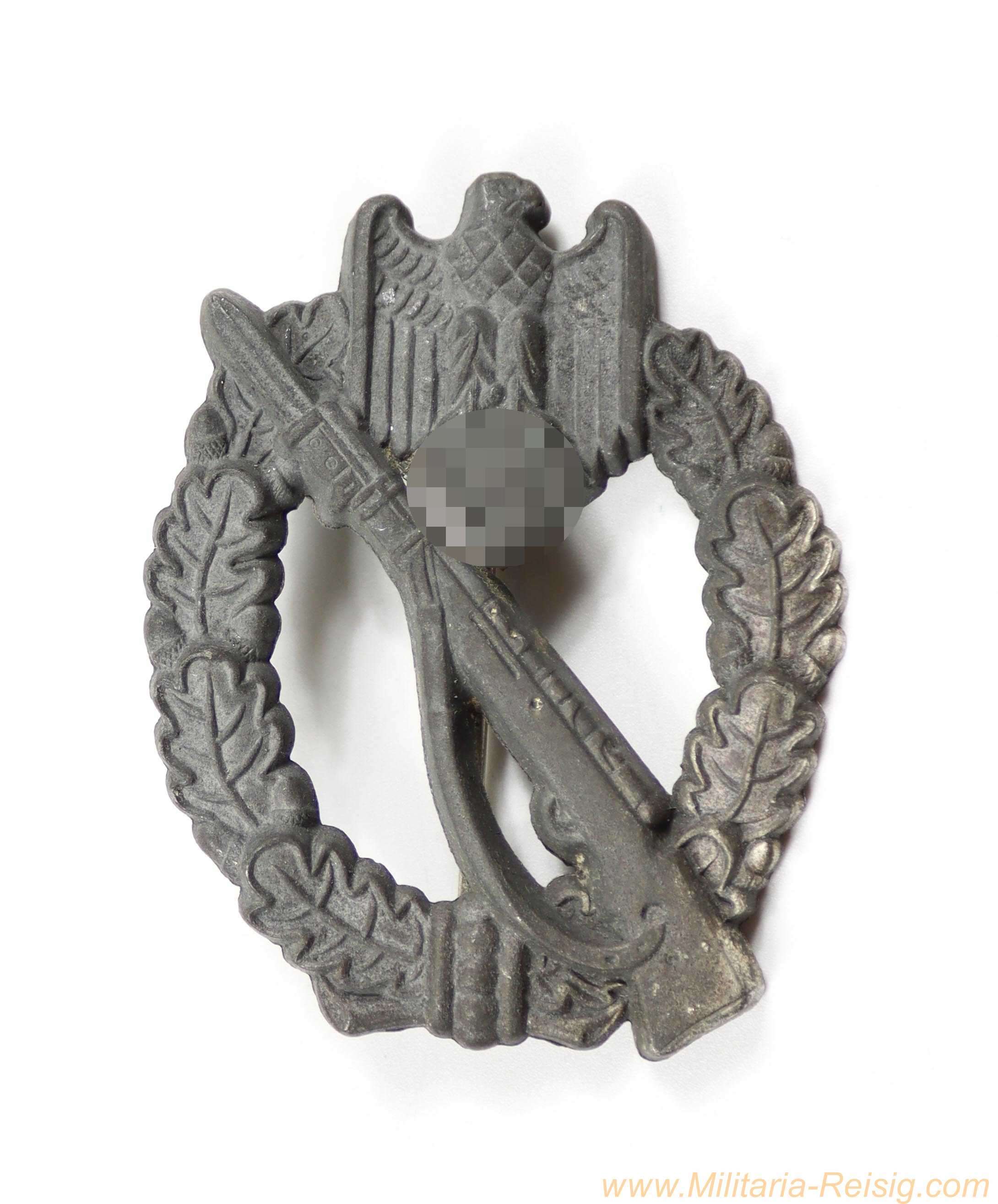 Infanterie-Sturmabzeichen in Silber, Hersteller "Schauerte & Höhfeld, Lüdenscheid"