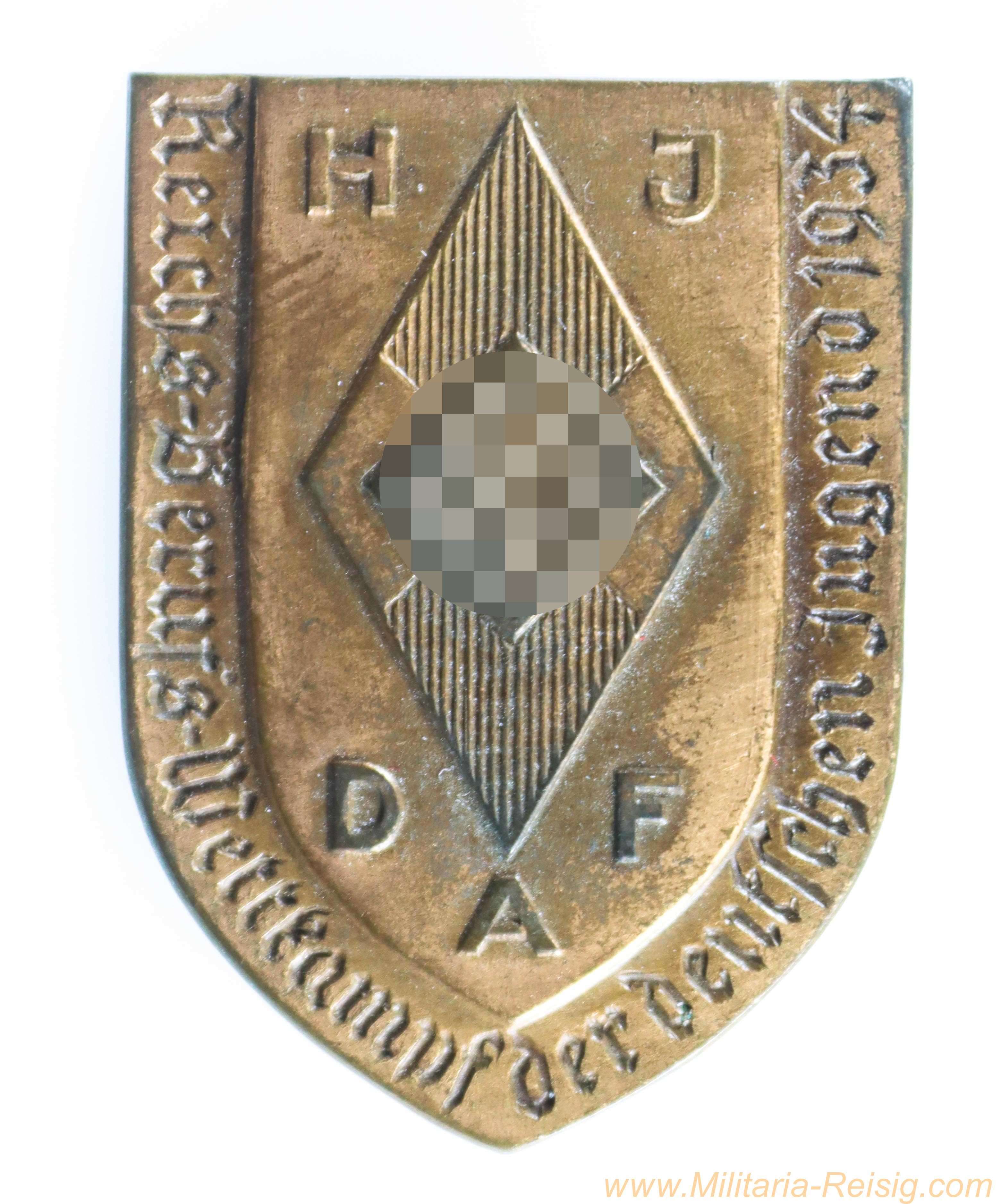 HJ Abzeichen Reichsberufswettkampf der deutschen Jugend 1934