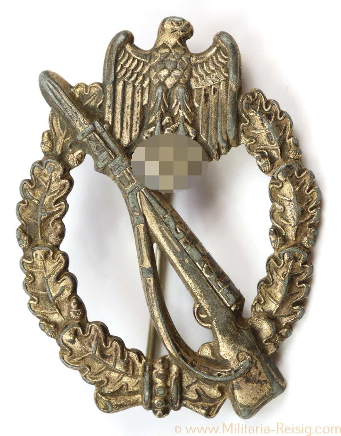 Infanterie Sturmabzeichen in Silber sog. "Egghead" Variante 