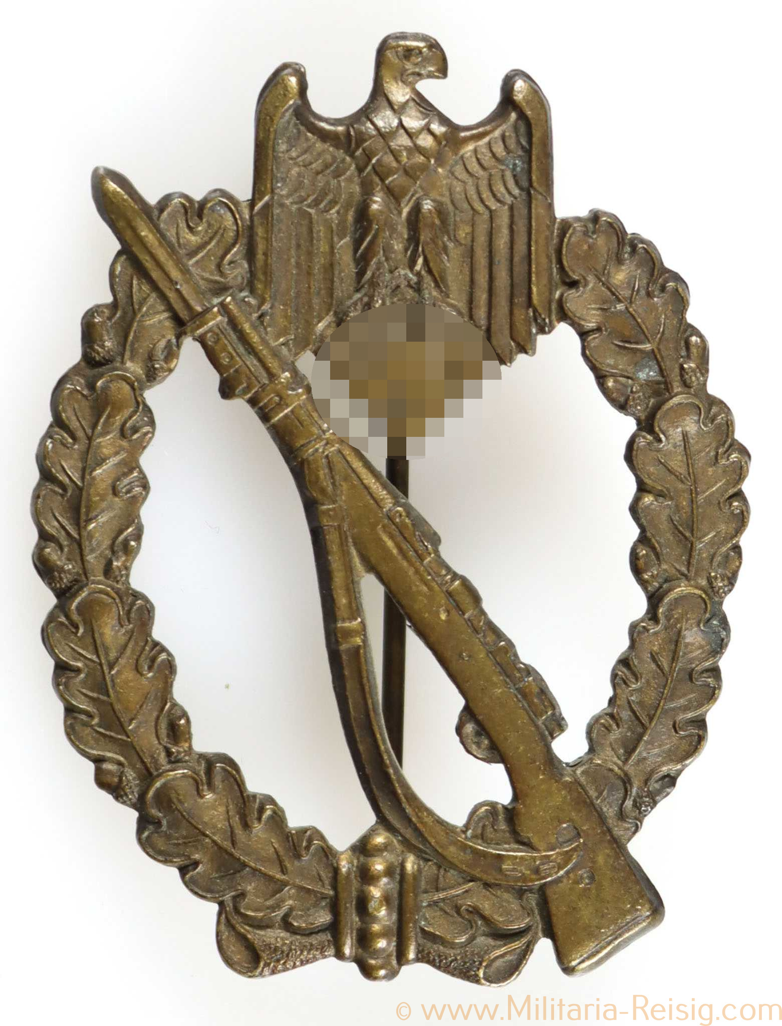 Infanteriesturmabzeichen in Bronze, Hersteller C.E. Juncker, Berlin