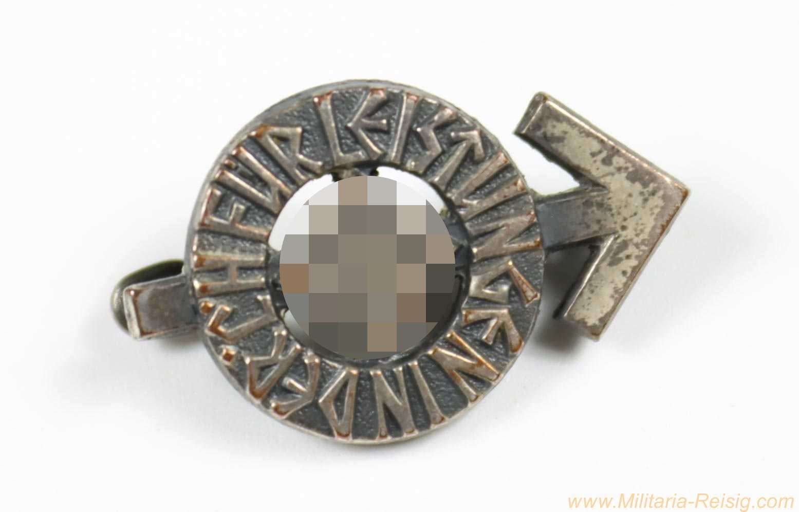 Miniatur HJ-Leistungsabzeichen in Silber - RZM M1/63 (Steinhauer & Lück, Lüdenscheid) 