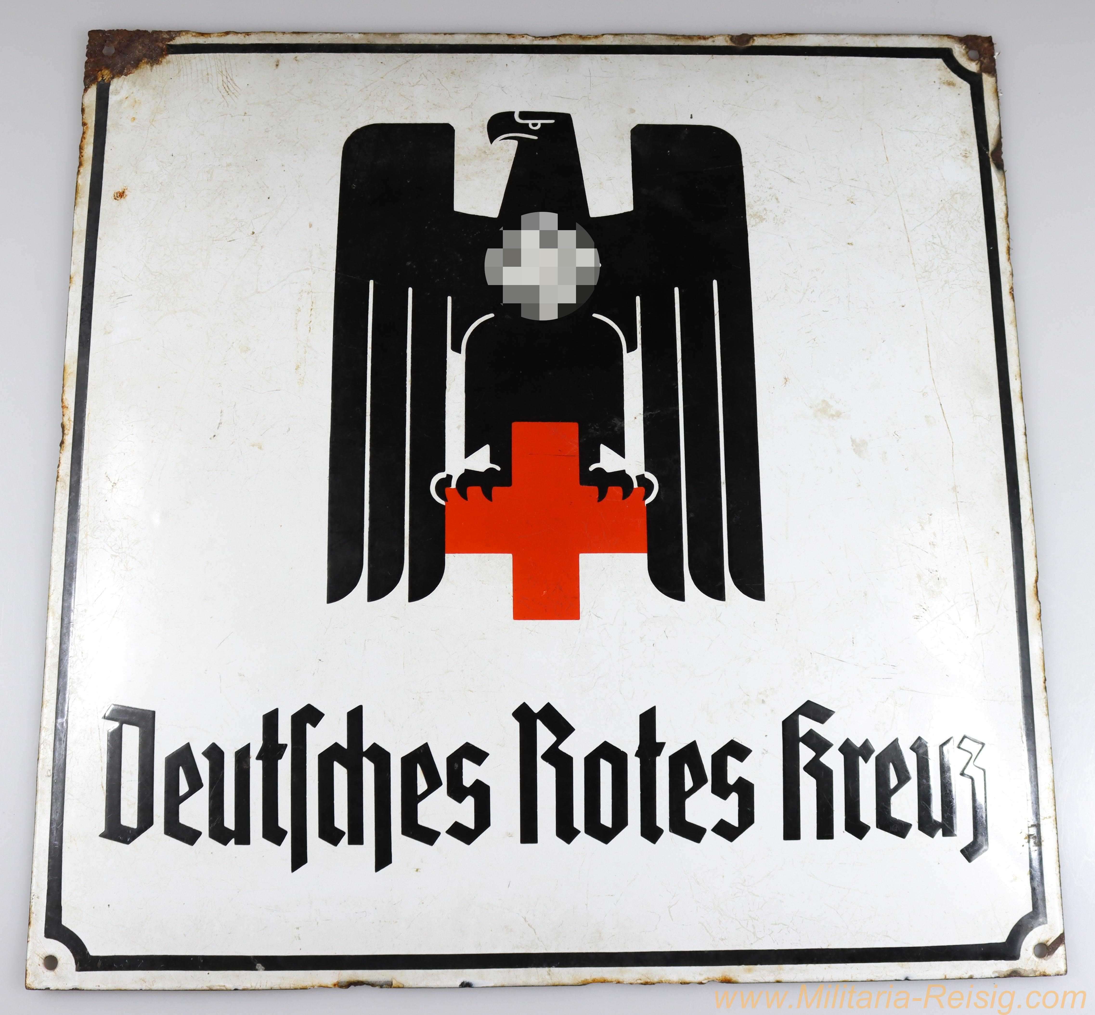 Emailleschild Deutsches Rotes Kreuz