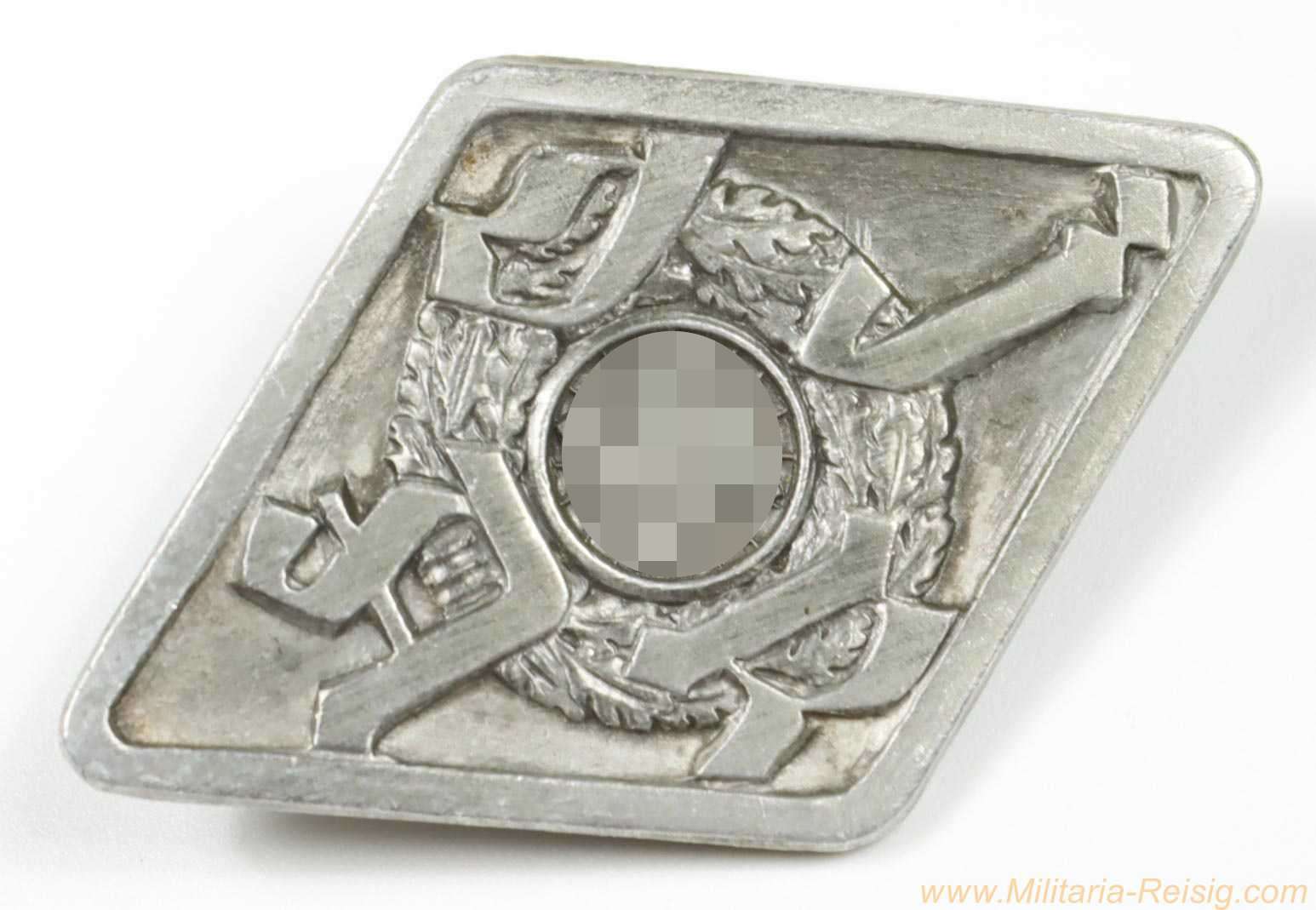 DRV Deutsches Radsport-Jugend-Abzeichen in Silber, 2. Form - Lehmann & Wundenberg, Hannover