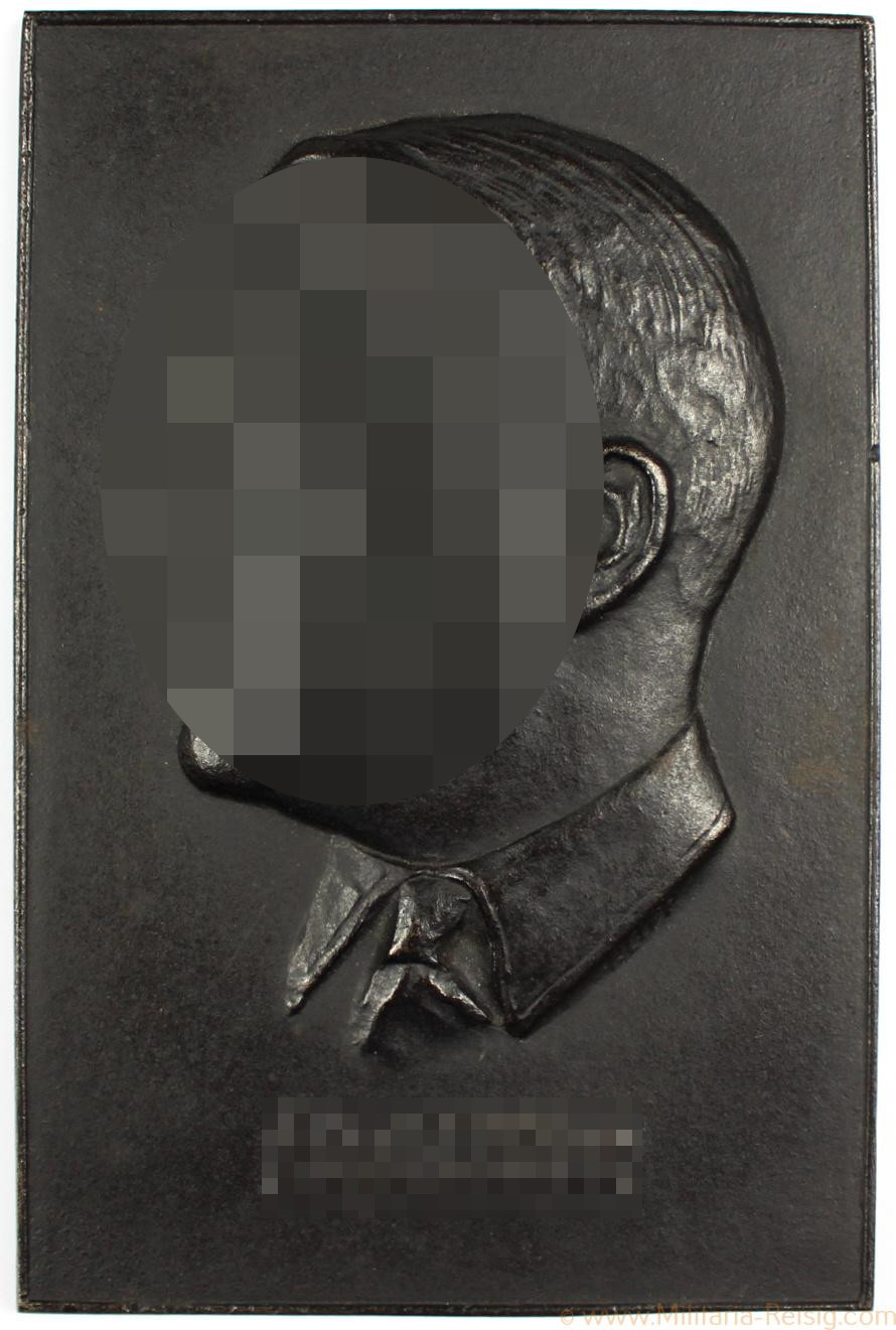 Plakette "Adolf Hitler", in Mint Condition!