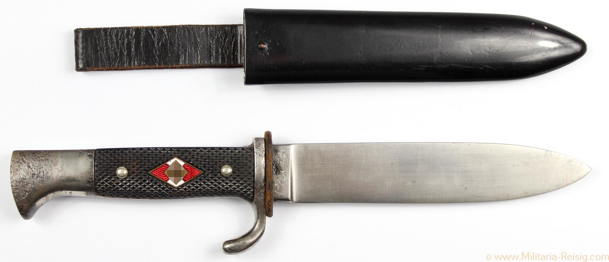 HJ Fahrtenmesser, Herst. RZM M7/2 (Emil Voos, Solingen)