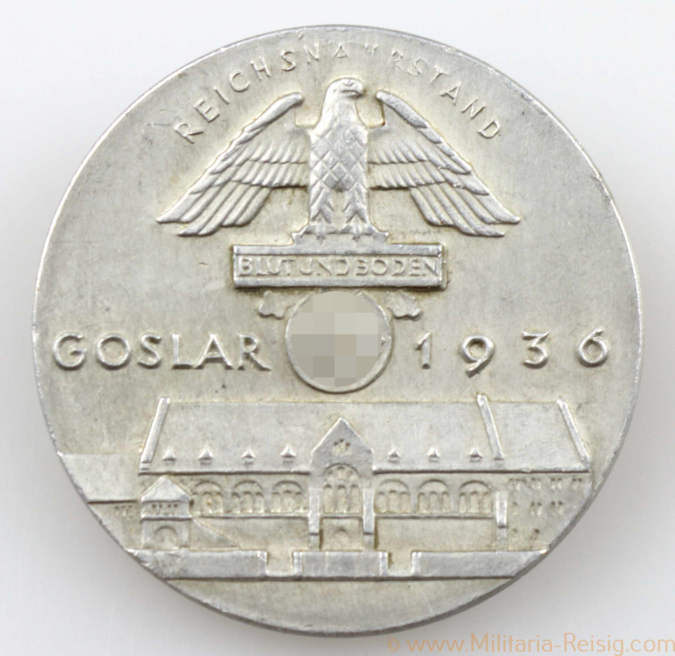 Abzeichen Reichsnährstand Goslar 1936, Hersteller Deschler & Sohn, München