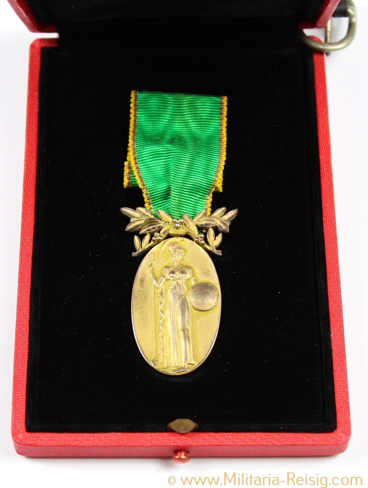 Mitgliedsabzeichen der Kaiser Wilhelm Gesellschaft zur Förderung der Wissenschaften im Etui